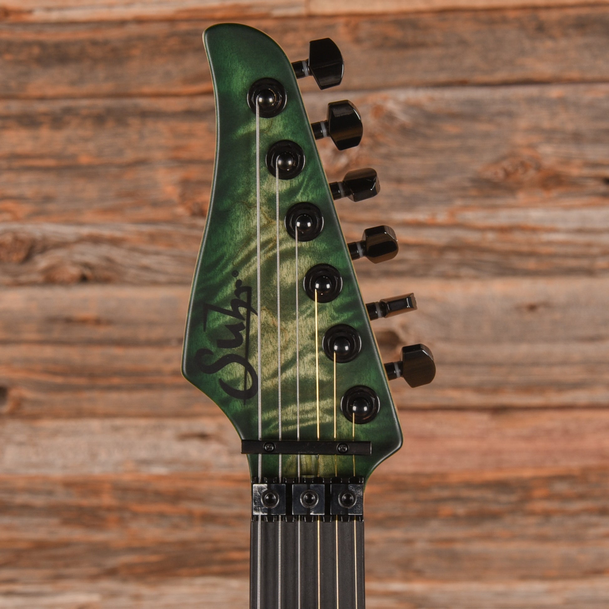 Suhr Custom Modern Trans Green Burst Electric Guitars