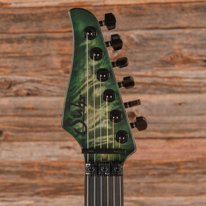 Suhr Custom Modern Trans Green Burst Electric Guitars