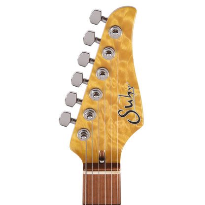 Suhr Custom Modern Trans Lemon Yellow w/ CME-Selected Quilt Maple Top Electric Guitars