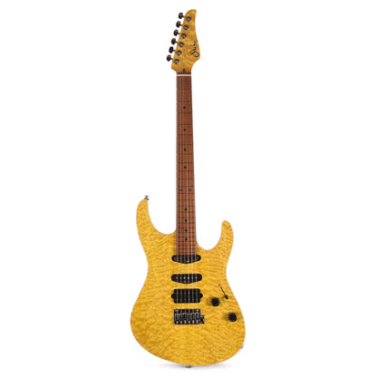 Suhr Custom Modern Trans Lemon Yellow w/ CME-Selected Quilt Maple Top Electric Guitars