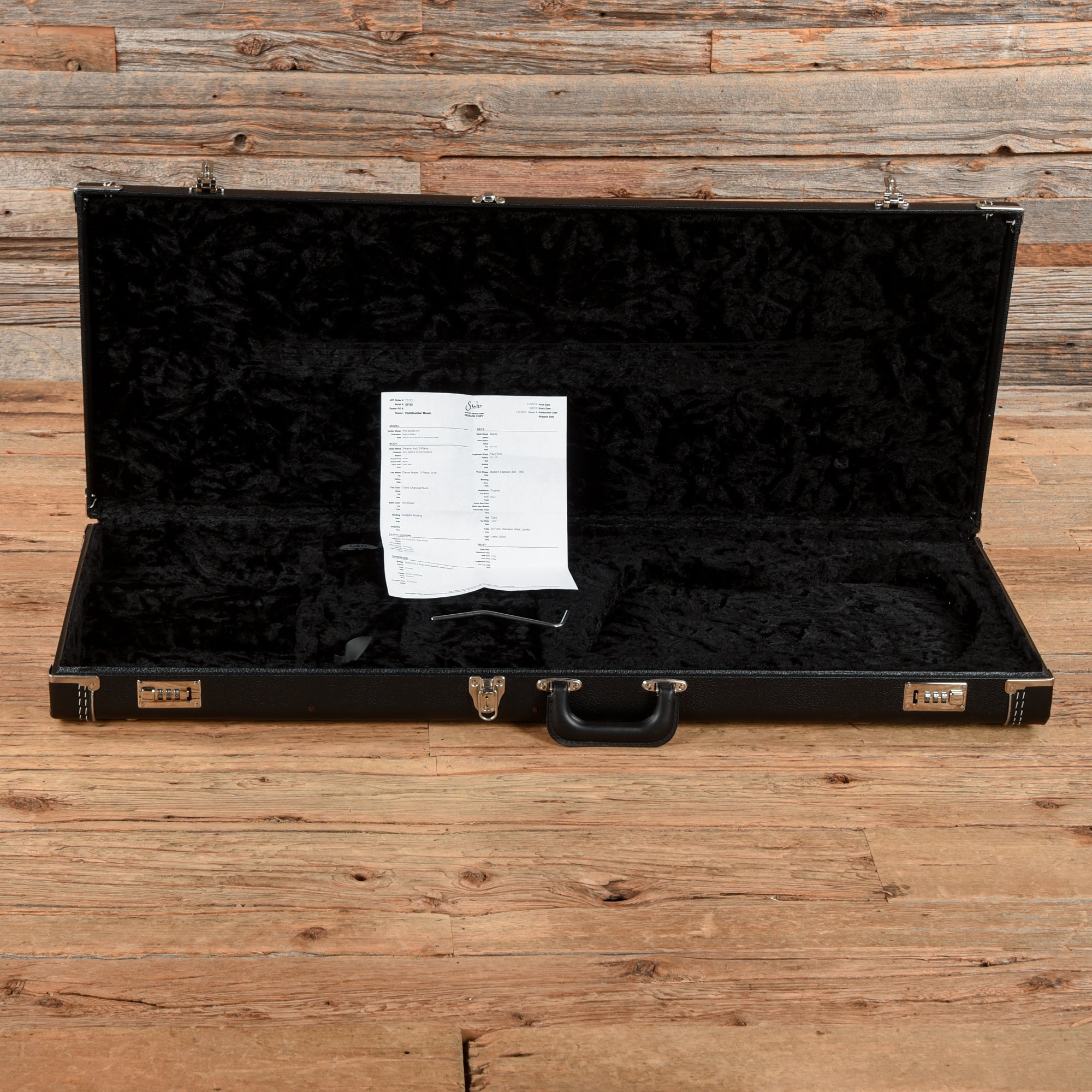 Suhr Modern Pro M7 Black Burst 2014 Electric Guitars
