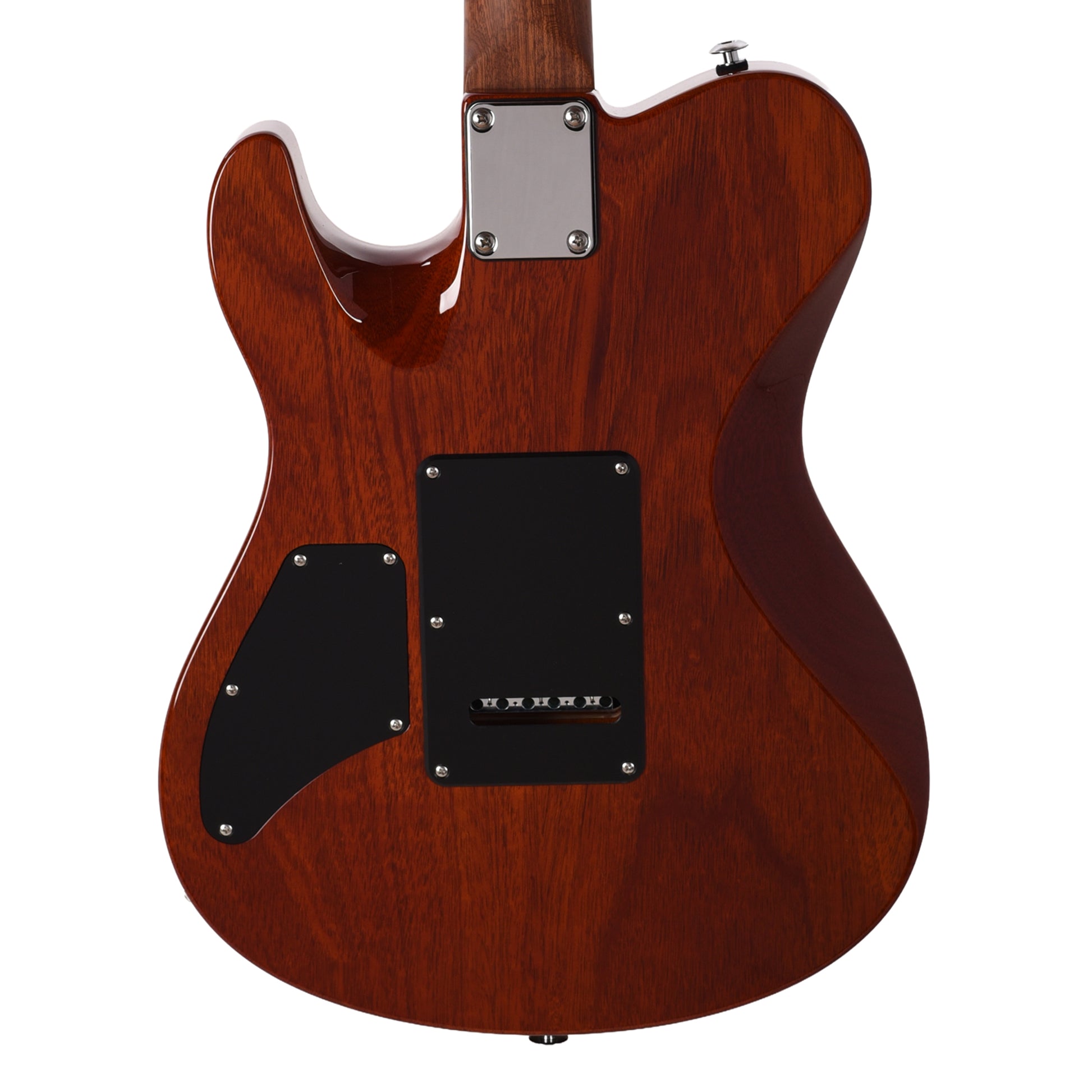 Suhr Oso Short Scale Alder w/Figured Curly Maple Top Trans Amber Electric Guitars