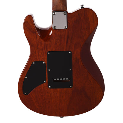 Suhr Oso Short Scale Alder w/Figured Curly Maple Top Trans Amber Electric Guitars
