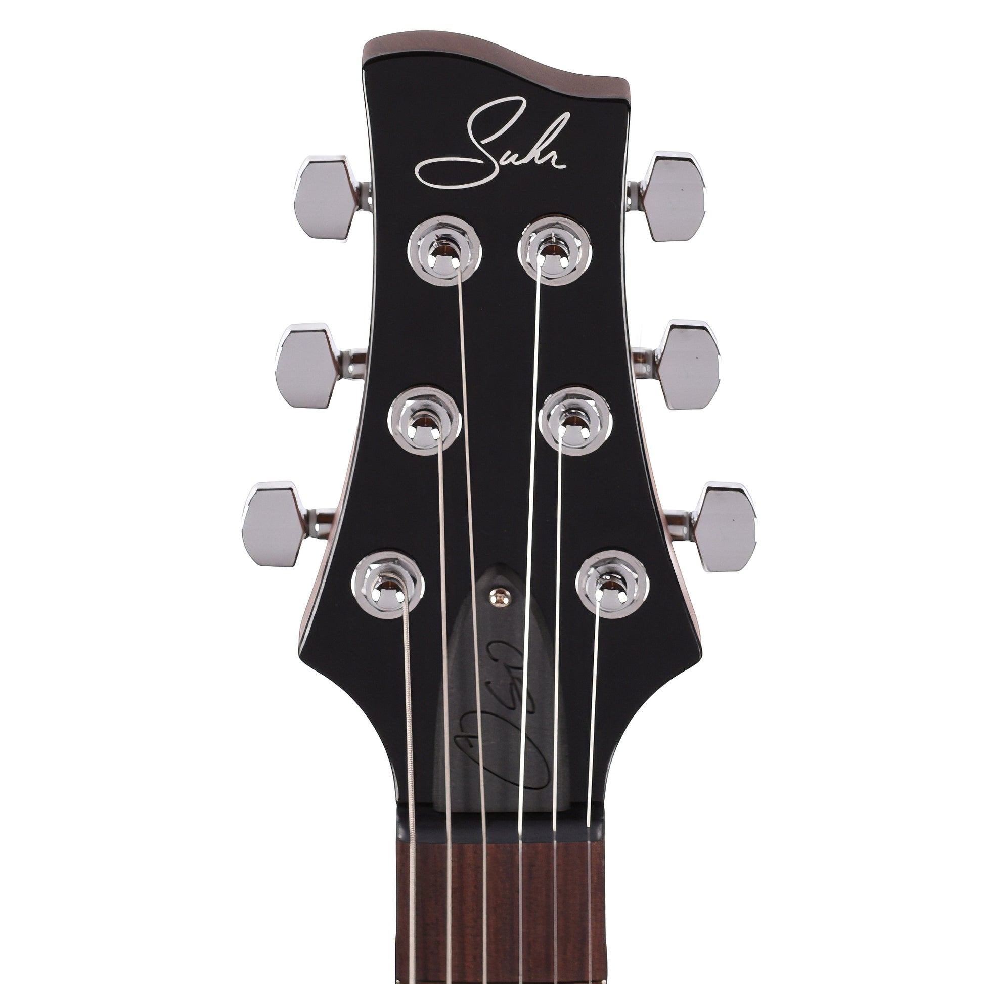 Suhr Oso Short Scale Alder w/Figured Curly Maple Top Trans Amber Electric Guitars
