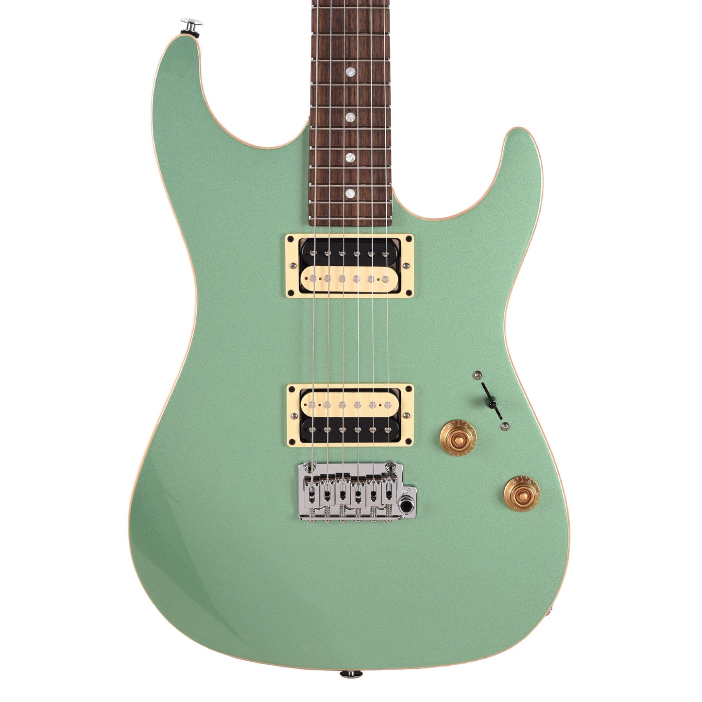 Suhr Pete Thorn Signature SS Standard w/ Plain Maple Top Cactus Green Metallic HH Electric Guitars