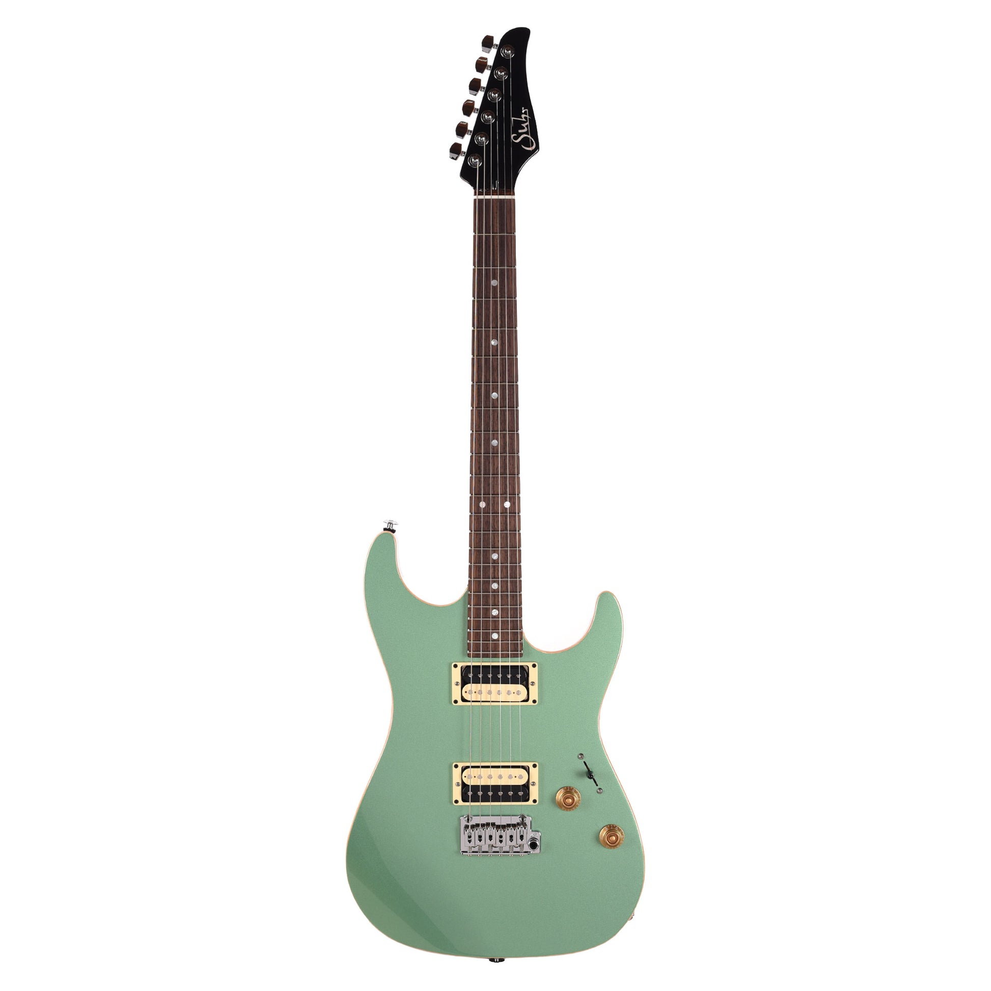 Suhr Pete Thorn Signature SS Standard w/ Plain Maple Top Cactus Green Metallic HH Electric Guitars