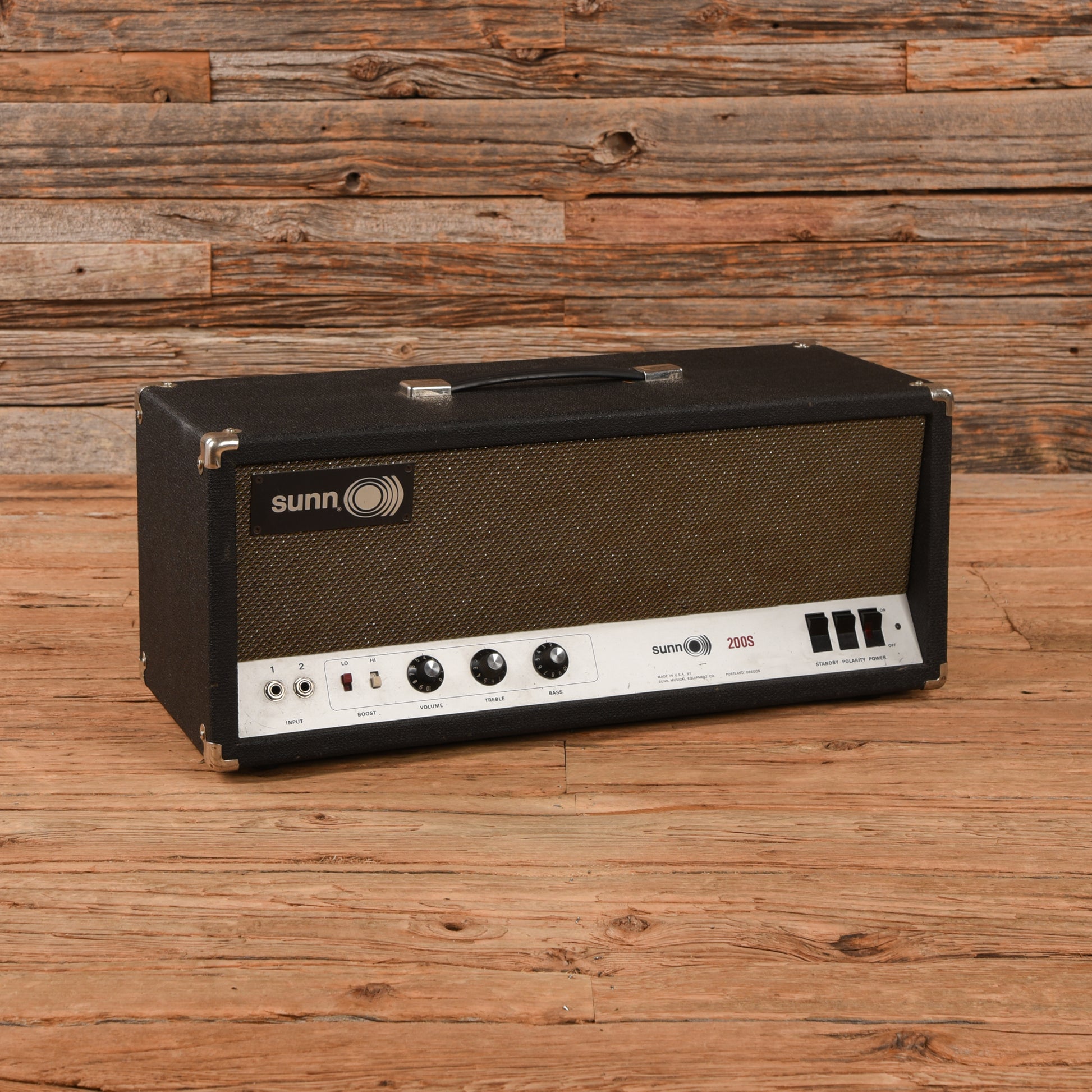 Sunn 200s 65-Watt Bass Amp Head Amps / Bass Amps / Bass Cabinets