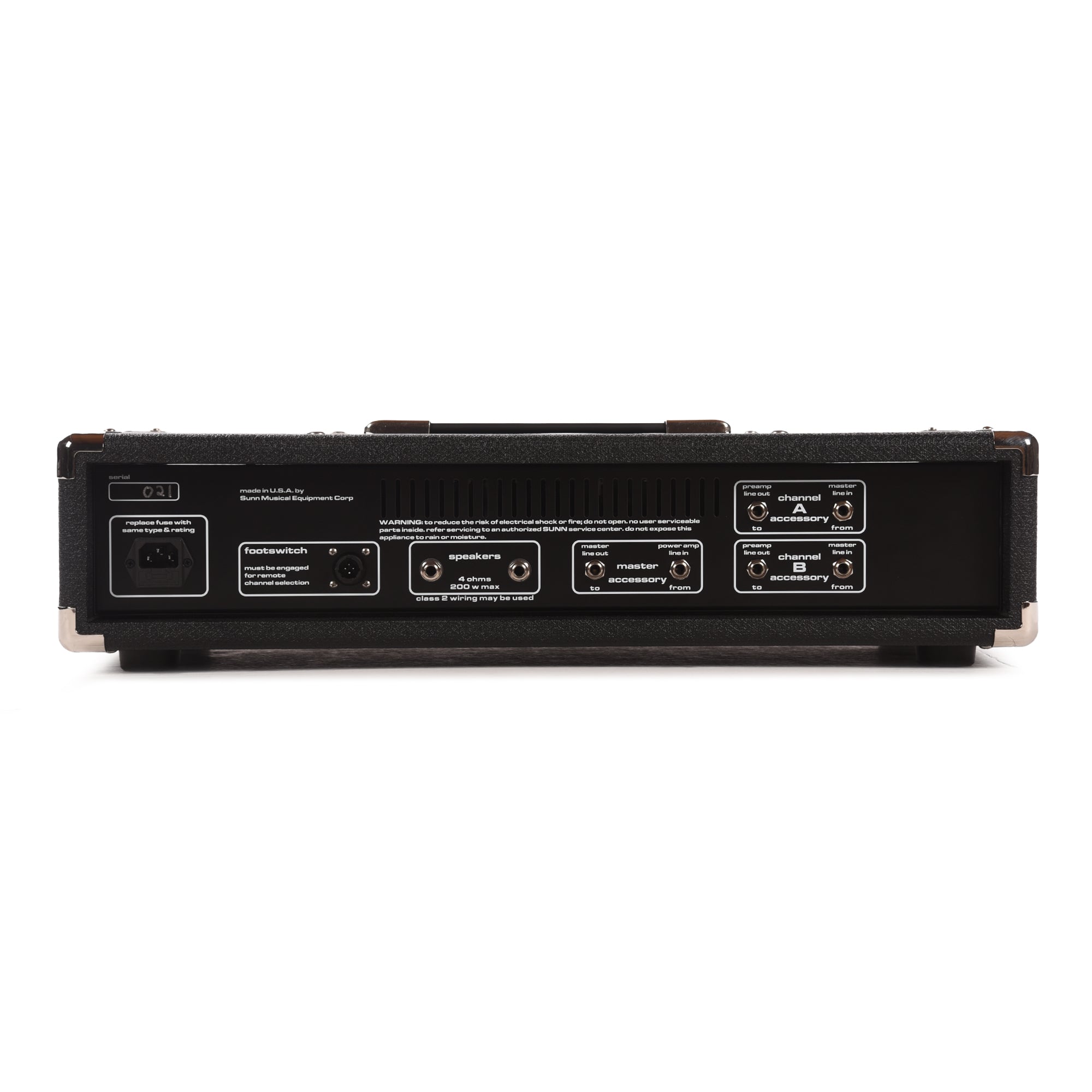 Sunn Beta Bass 200W Solid State CMOS Bass Amp Head w/ Footswitch Amps / Bass Amps / Bass Heads