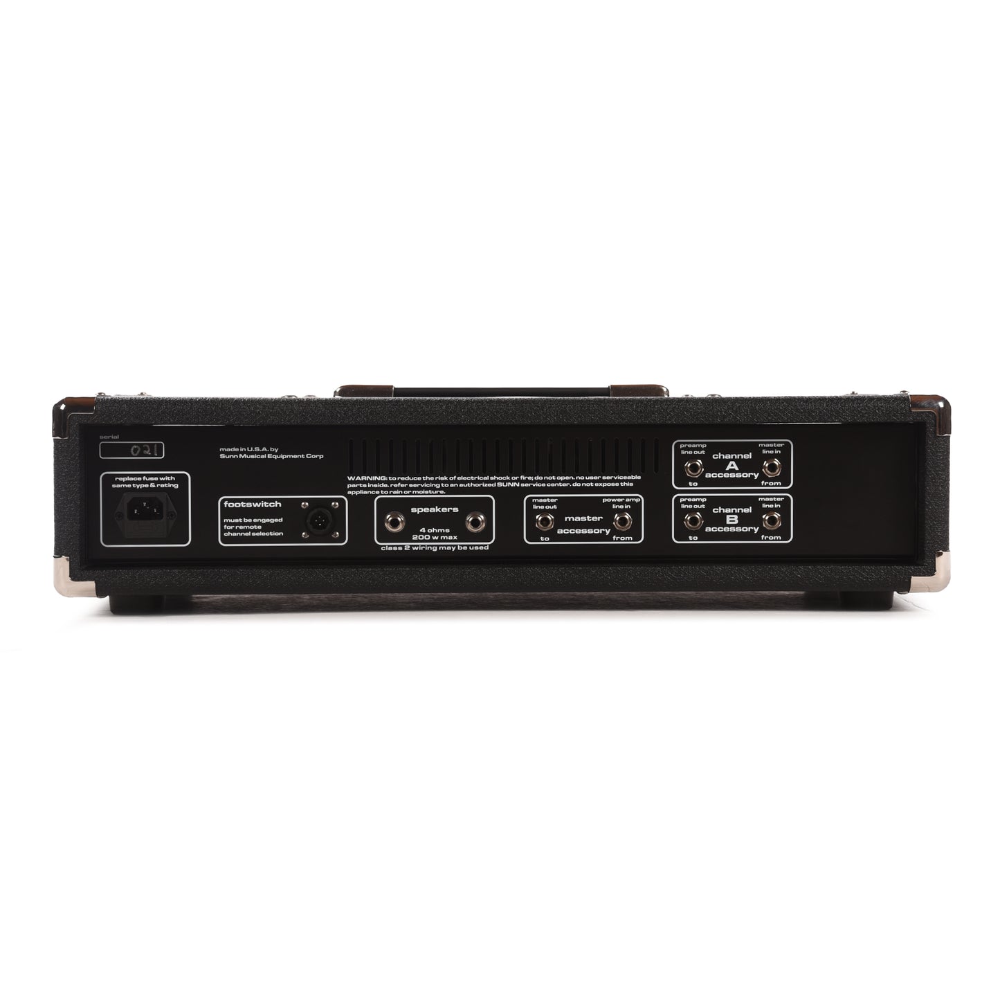 Sunn Beta Bass 200W Solid State CMOS Bass Amp Head w/ Footswitch Amps / Bass Amps / Bass Heads