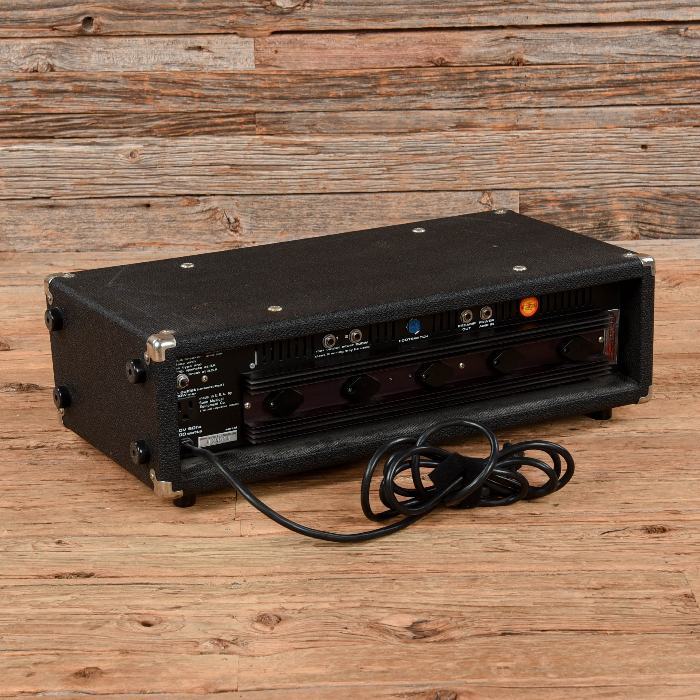 Sunn Concert Lead 200-Watt Guitar Amp Head Amps / Guitar Amps / Guitar Cabinets