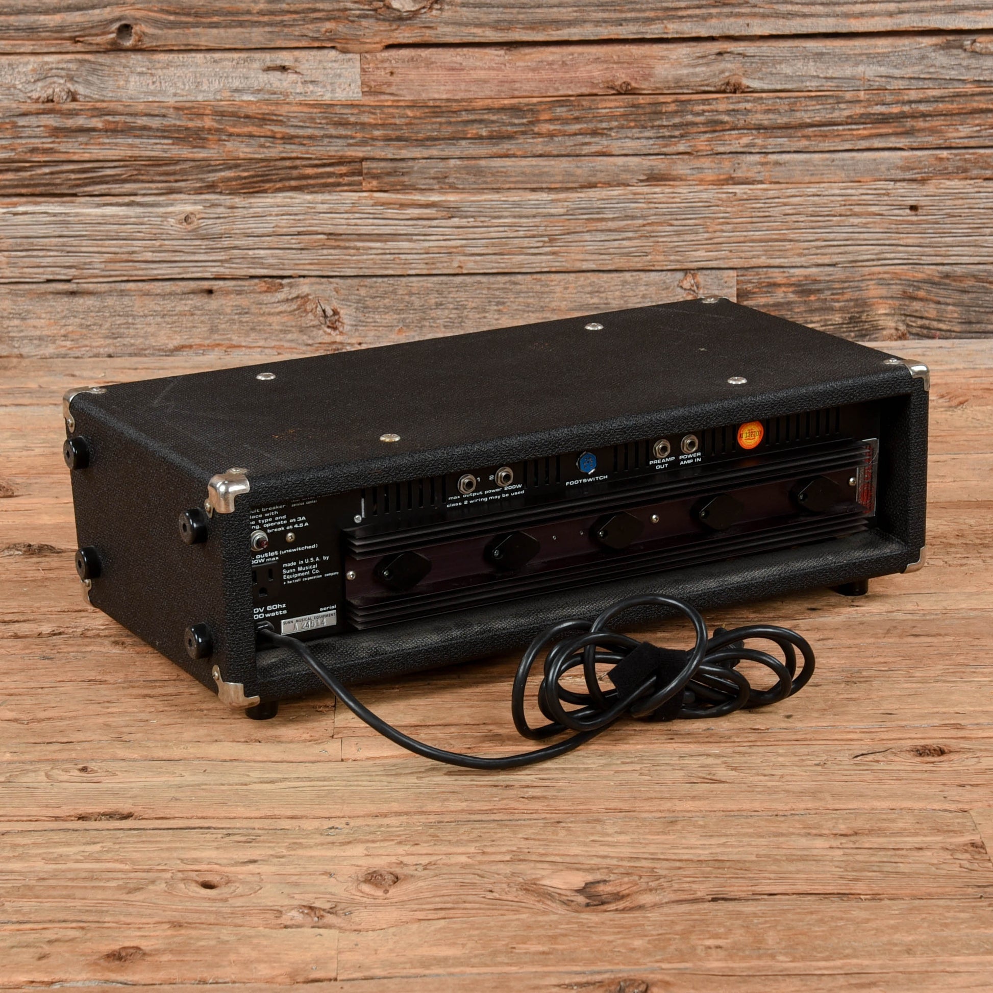 Sunn Concert Lead 200-Watt Guitar Amp Head Amps / Guitar Amps / Guitar Cabinets