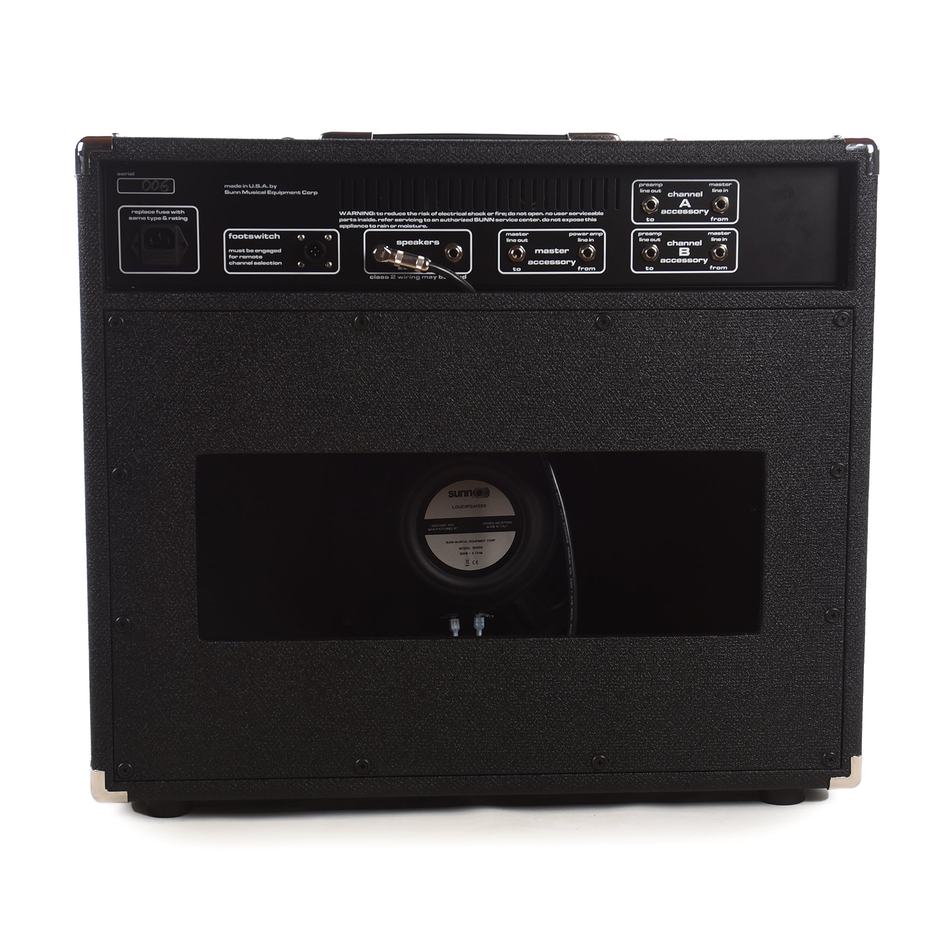 Sunn Beta Lead 200w 1x12 CMOS Guitar Combo Amp w/ Footswitch Amps / Guitar Amps / Guitar Combos