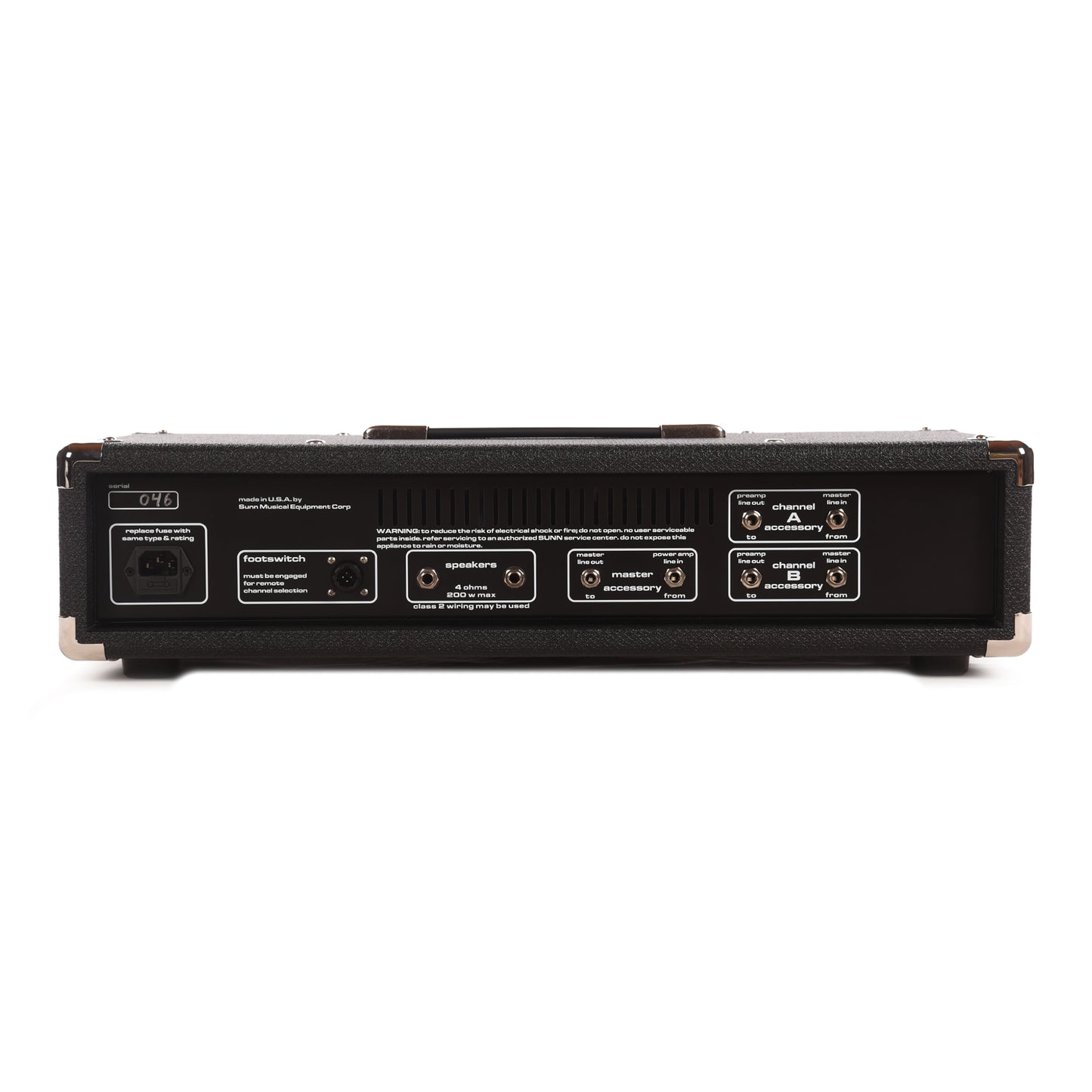 Sunn Beta Lead 200W Solid State CMOS Guitar Amp Head w/ Footswitch Amps / Guitar Amps / Guitar Heads
