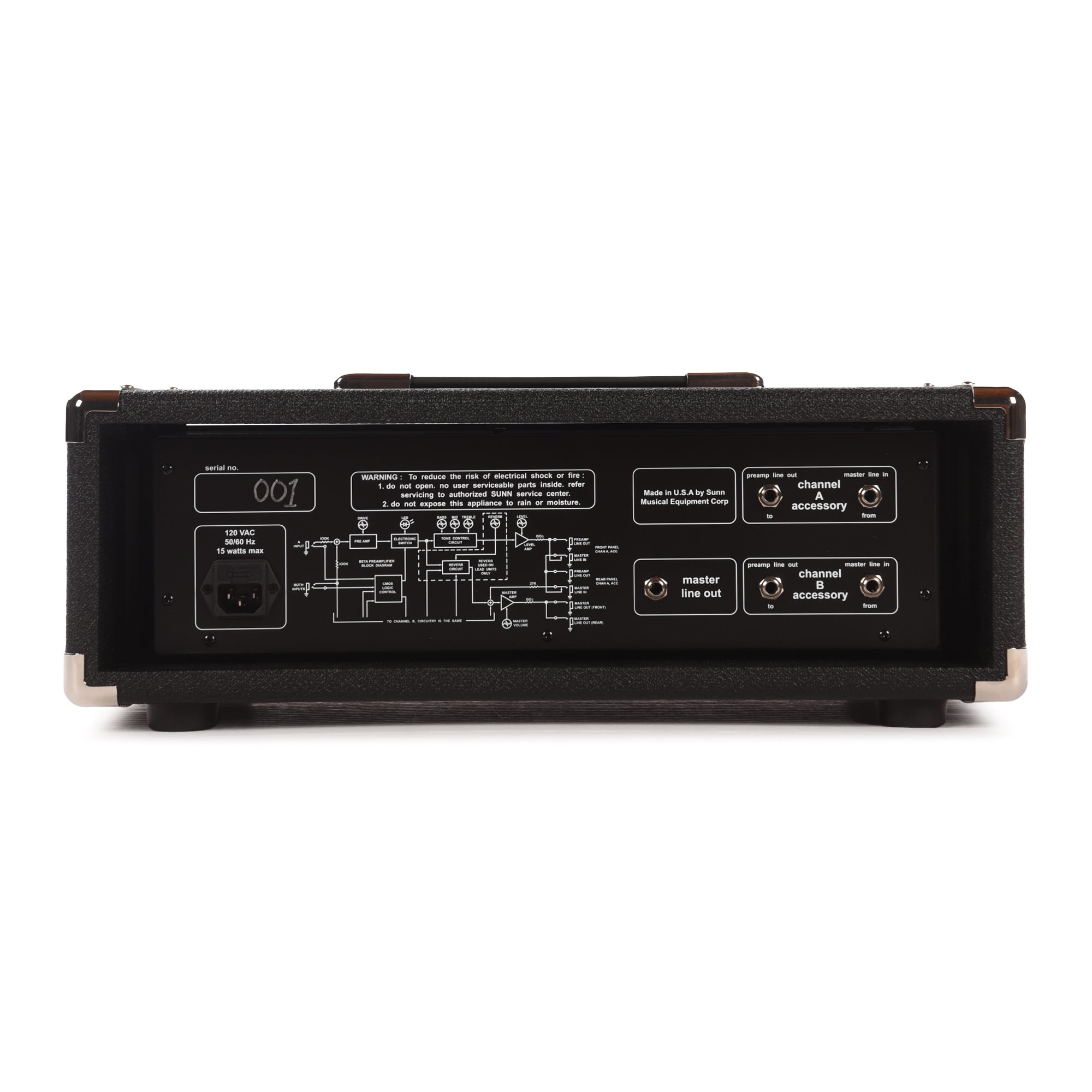 Sunn PL20 CMOS Preamplifier w/ Enclosure & Footswitch Amps / Guitar Amps / Guitar Heads