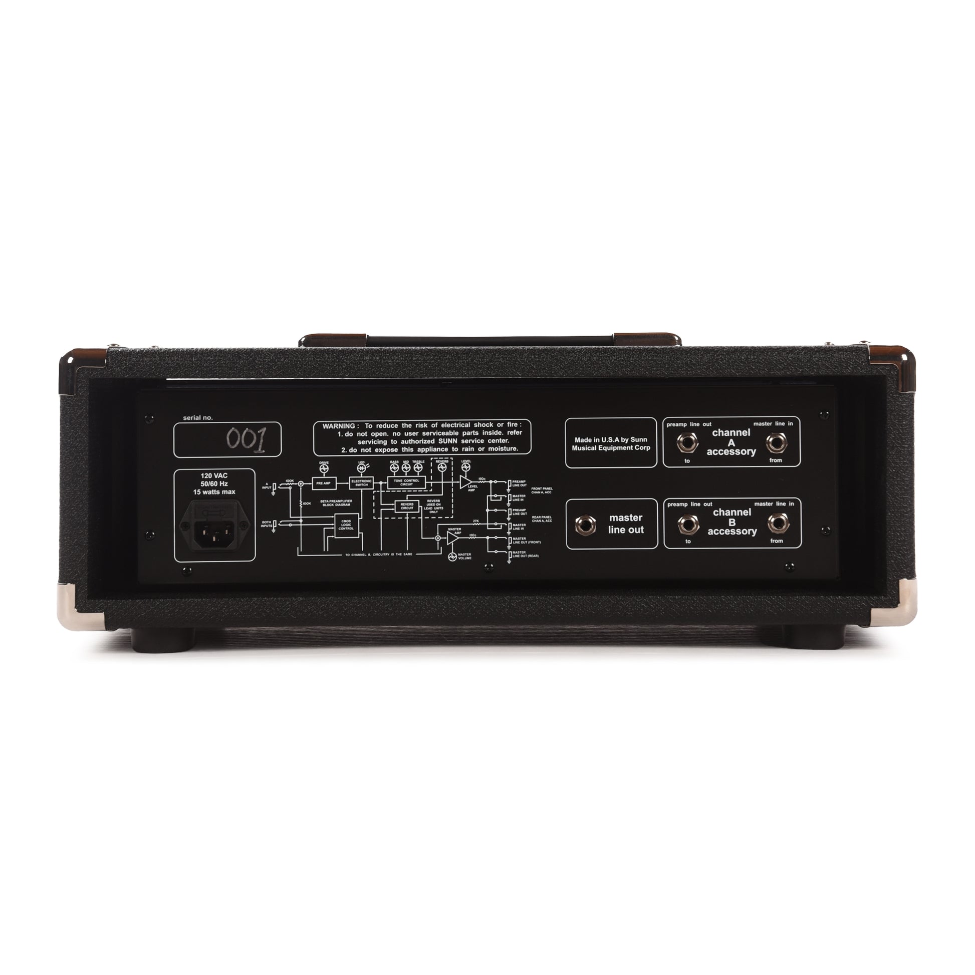 Sunn PL20 CMOS Preamplifier w/ Enclosure & Footswitch Amps / Guitar Amps / Guitar Heads