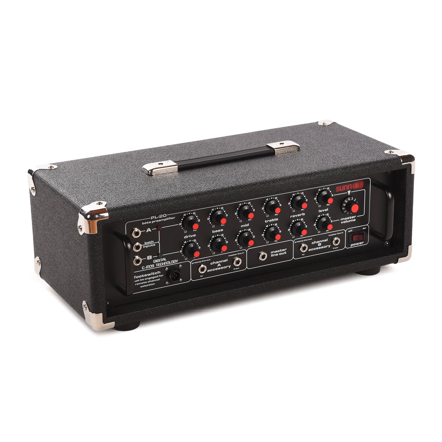 Sunn PL20 CMOS Preamplifier w/ Enclosure & Footswitch Amps / Guitar Amps / Guitar Heads