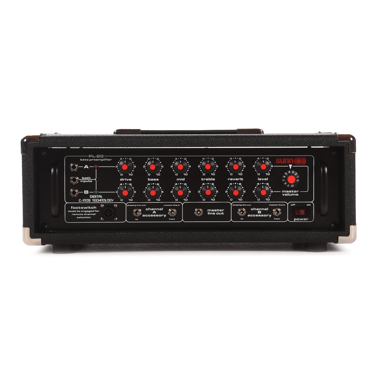 Sunn PL20 CMOS Preamplifier w/ Enclosure & Footswitch Amps / Guitar Amps / Guitar Heads