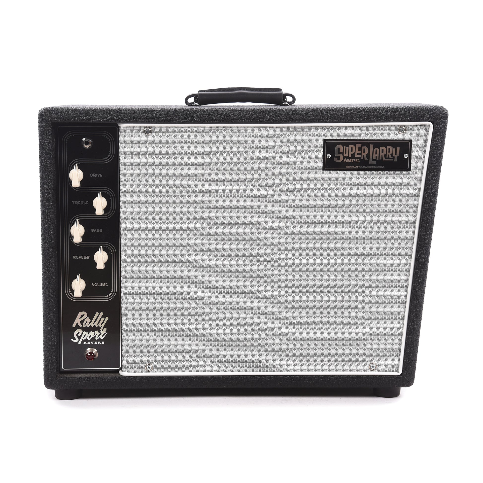Super Larry Rally Sport Reverb 20w 1x12 Combo Amp Black Amps / Guitar Amps / Guitar Combos