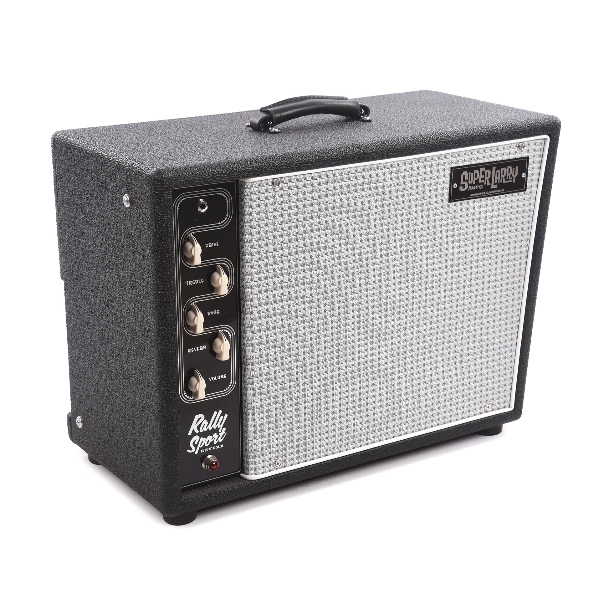 Super Larry Rally Sport Reverb 20w 1x12 Combo Amp Black Amps / Guitar Amps / Guitar Combos