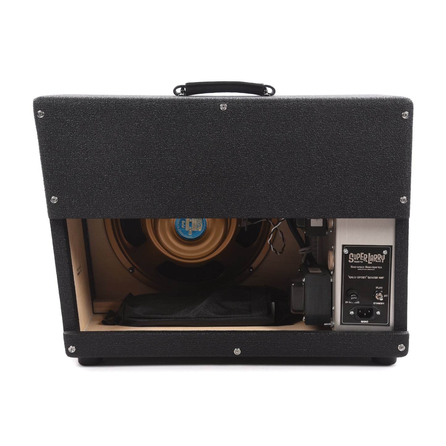 Super Larry Rally Sport Reverb 20w 1x12 Combo Amp Black Amps / Guitar Amps / Guitar Combos
