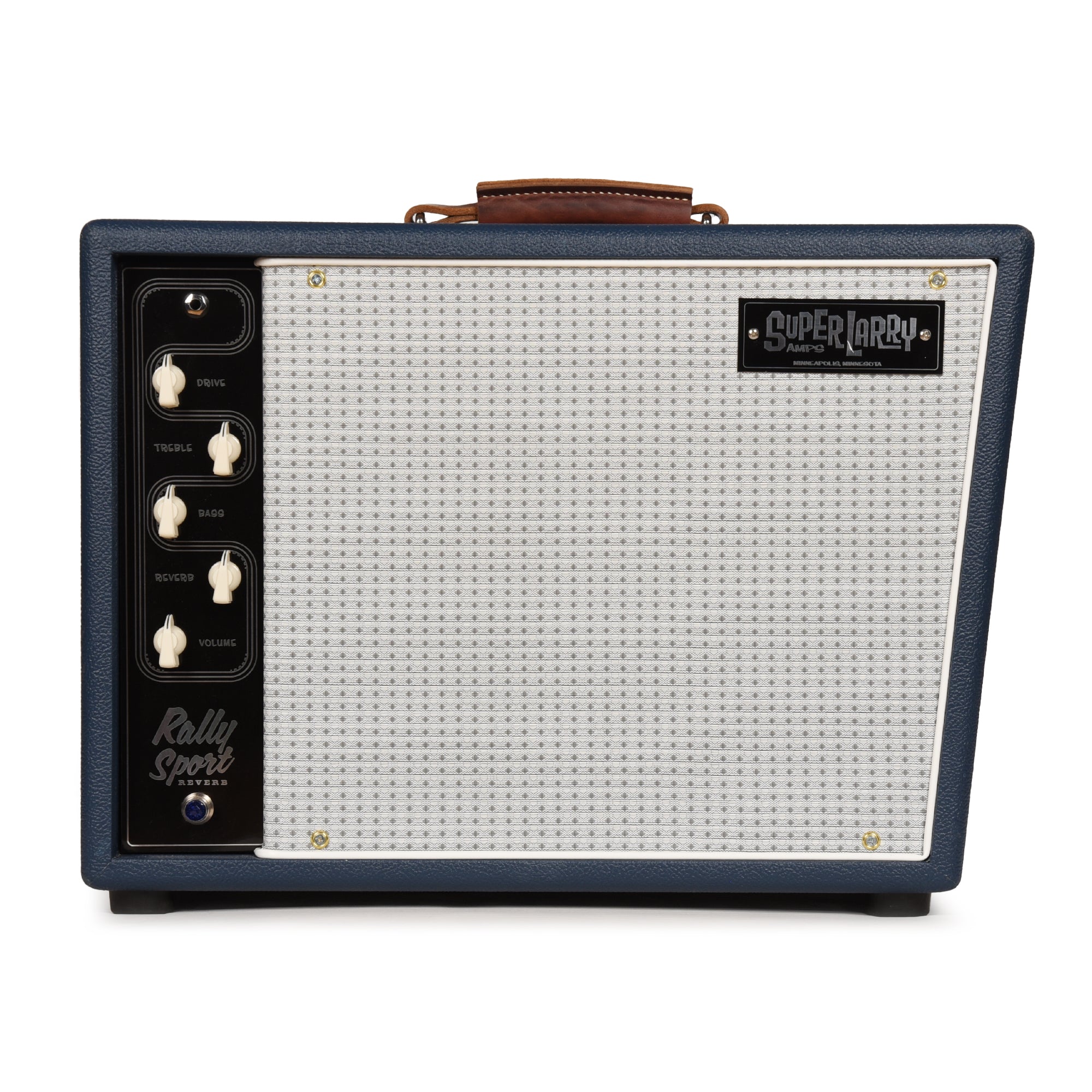 Super Larry Rally Sport Reverb 20w 1x12 Combo Amp Navy Blue Amps / Guitar Amps / Guitar Combos