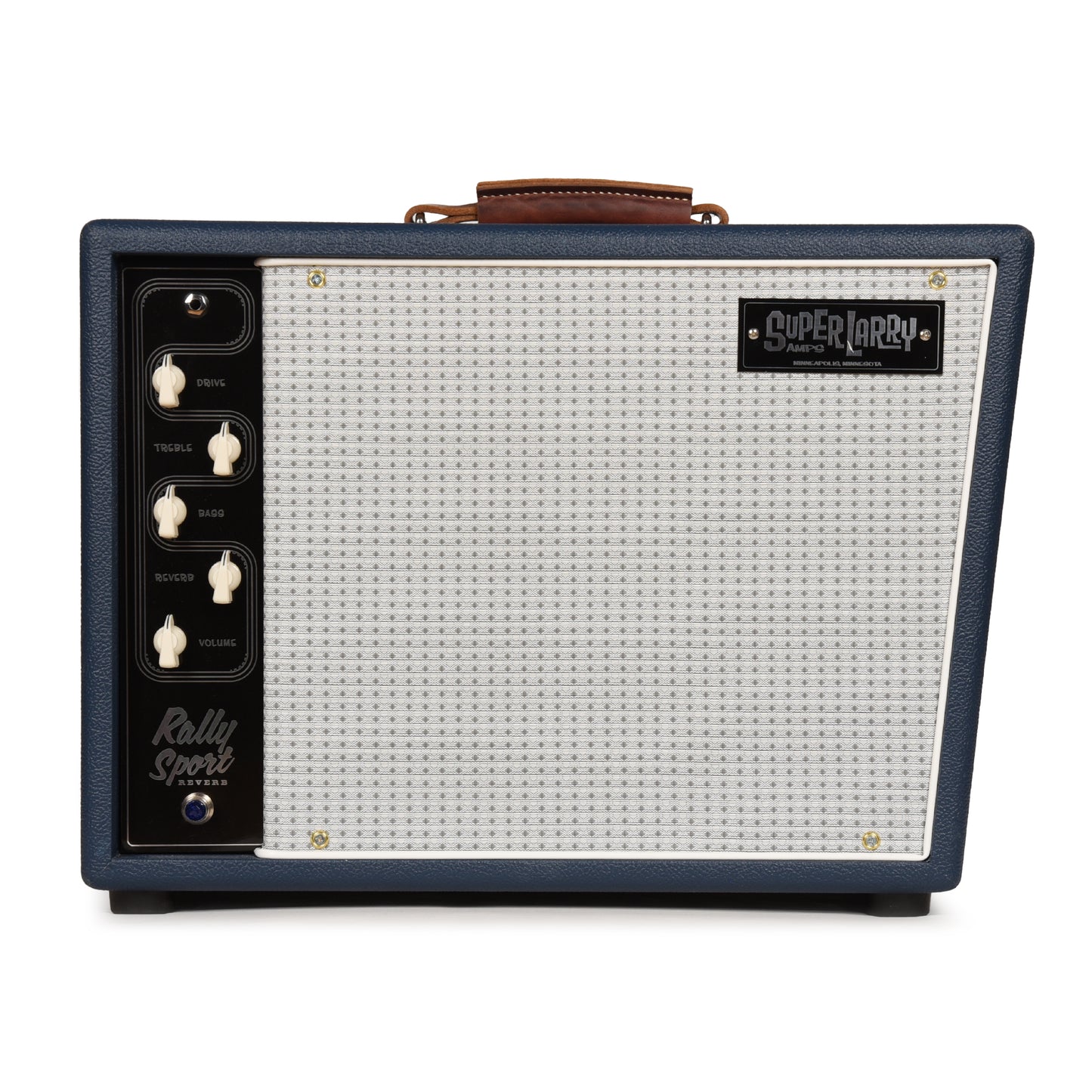 Super Larry Rally Sport Reverb 20w 1x12 Combo Amp Navy Blue Amps / Guitar Amps / Guitar Combos