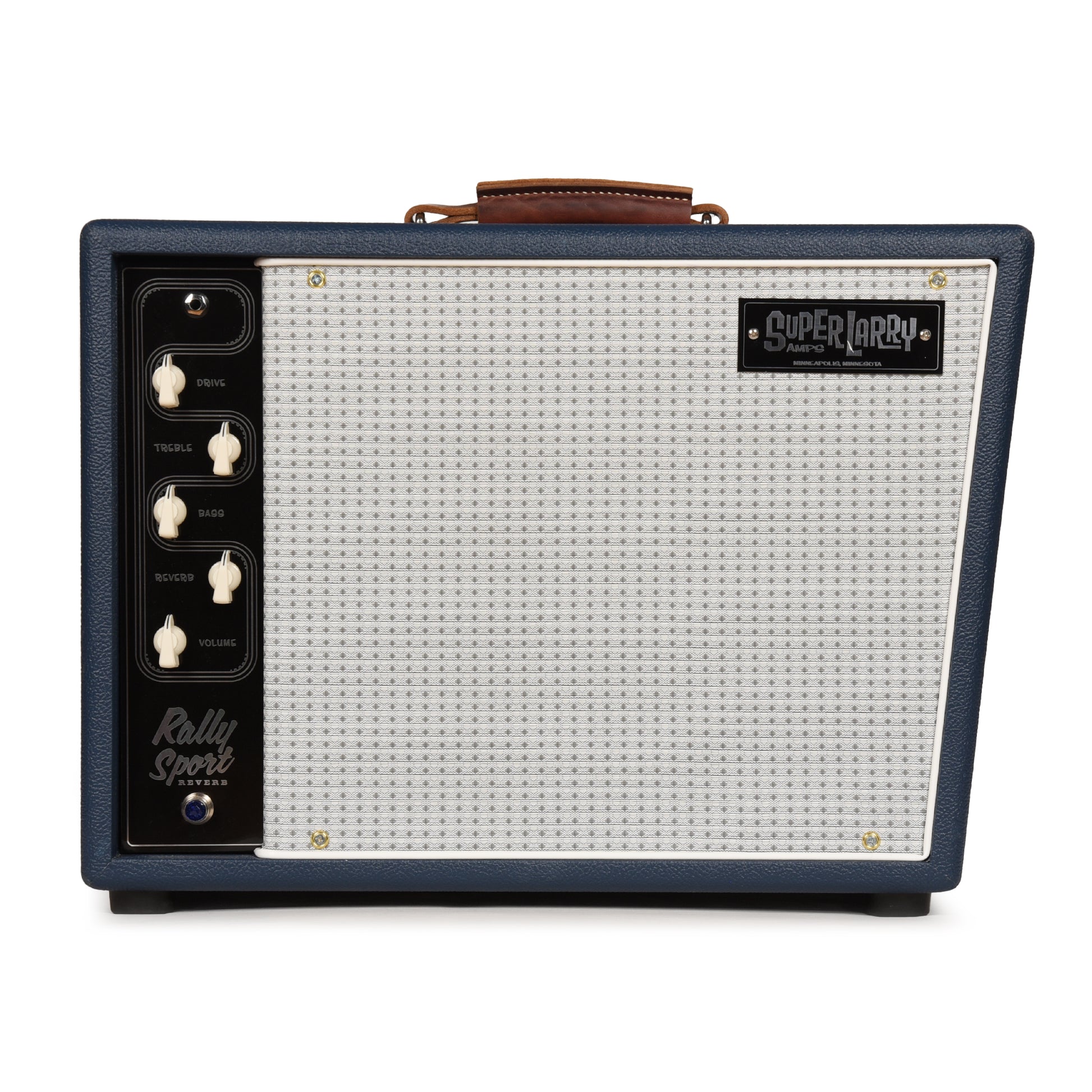 Super Larry Rally Sport Reverb 20w 1x12 Combo Amp Navy Blue Amps / Guitar Amps / Guitar Combos