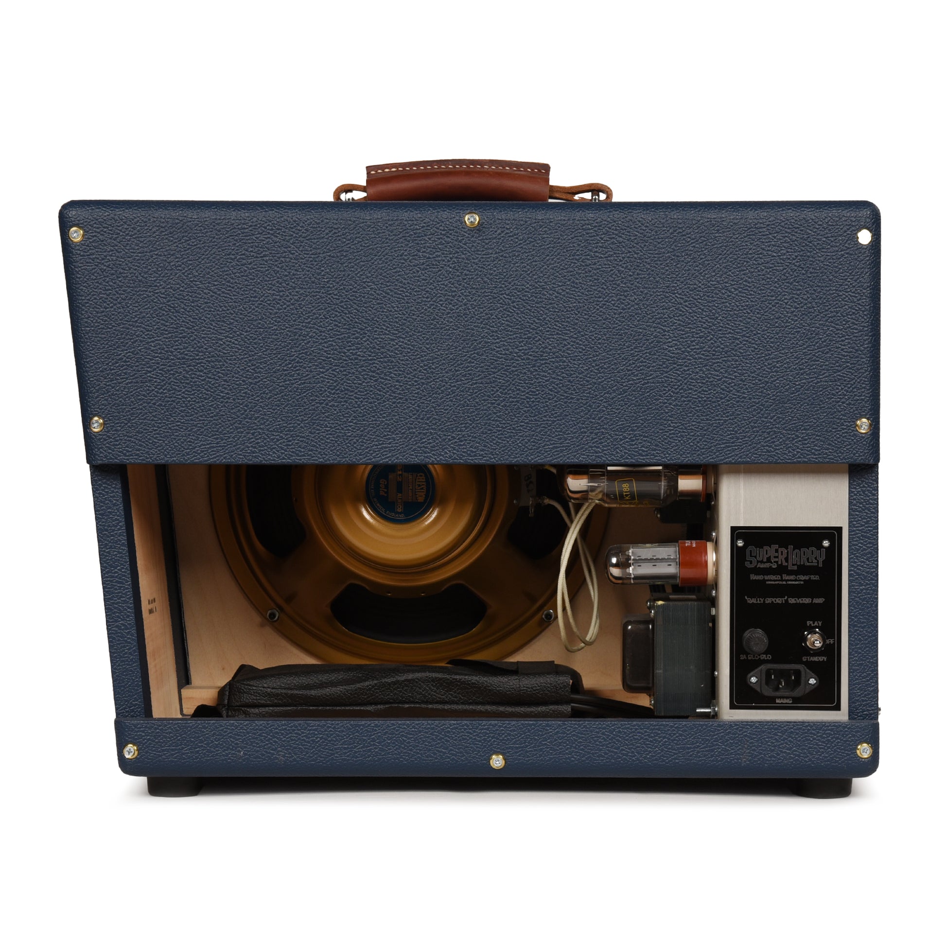 Super Larry Rally Sport Reverb 20w 1x12 Combo Amp Navy Blue Amps / Guitar Amps / Guitar Combos