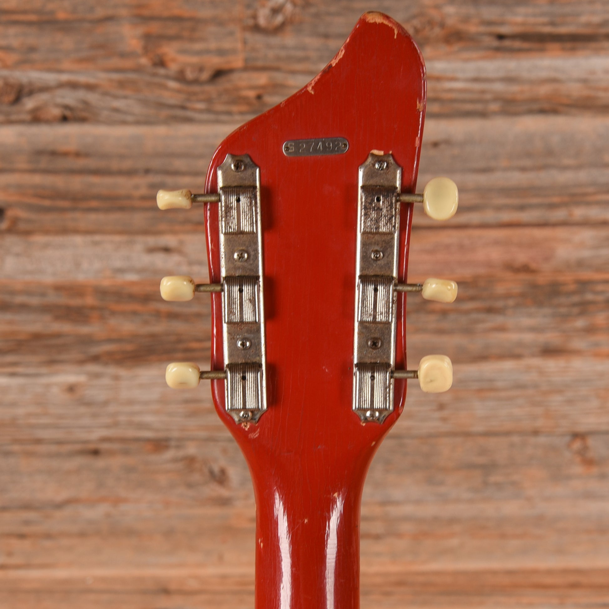 Supro Folkstar Fire Engine Red 1964 Acoustic Guitars / Resonator