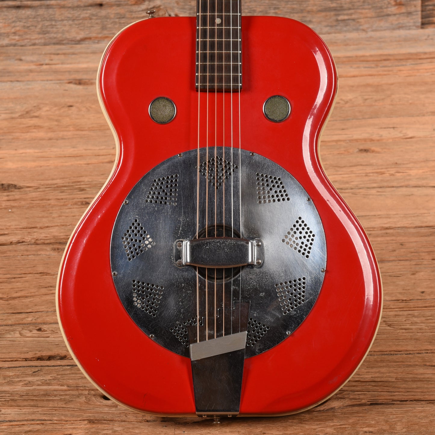 Supro Folkstar Fire Engine Red 1964 Acoustic Guitars / Resonator