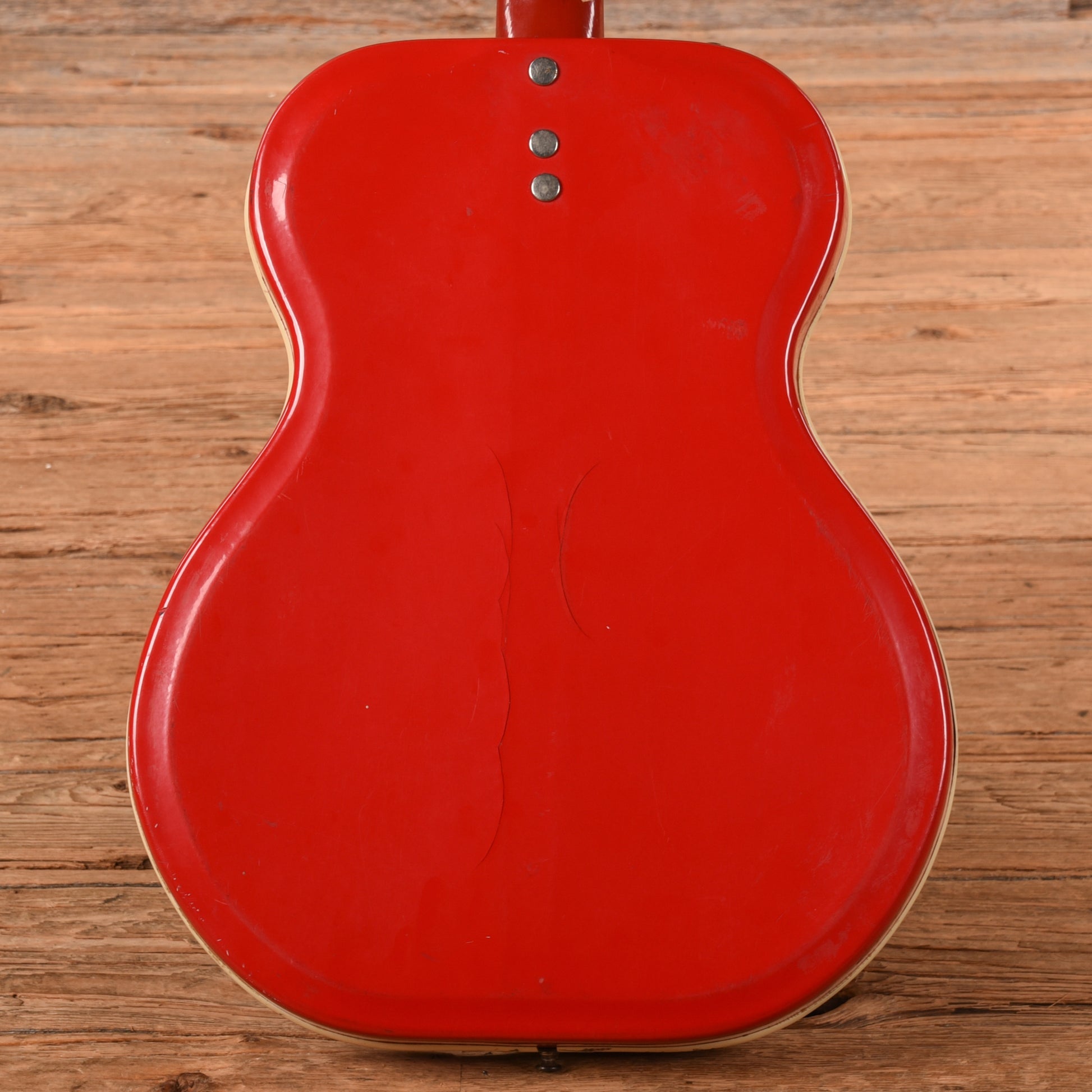 Supro Folkstar Fire Engine Red 1964 Acoustic Guitars / Resonator