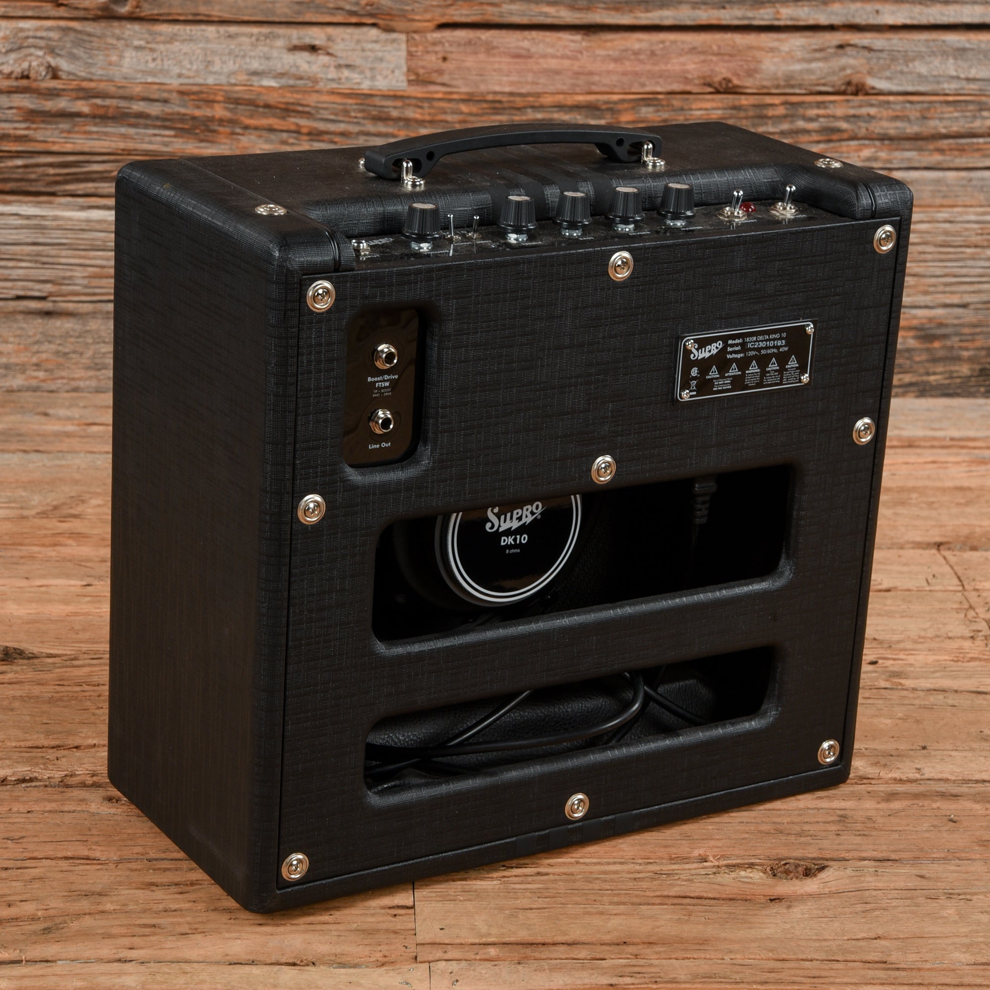 Supro 1820R Delta King Black Amplifiers