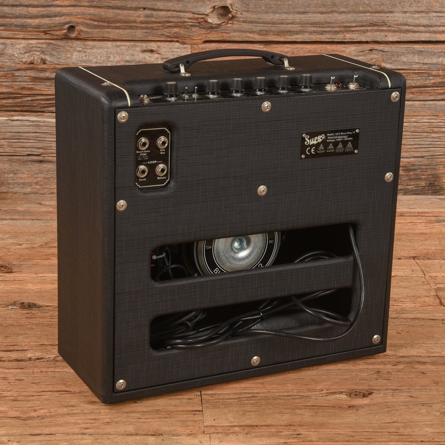 Supro Blues King 12 Black 2019 Amplifiers