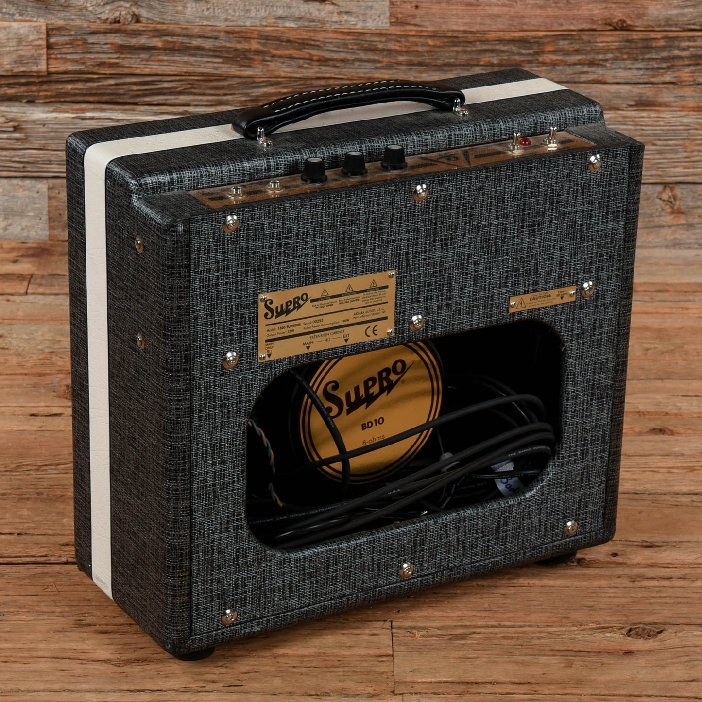 Supro 1600 Supreme 25-Watt 1x10" Guitar Combo Amp Amps / Guitar Amps / Guitar Cabinets