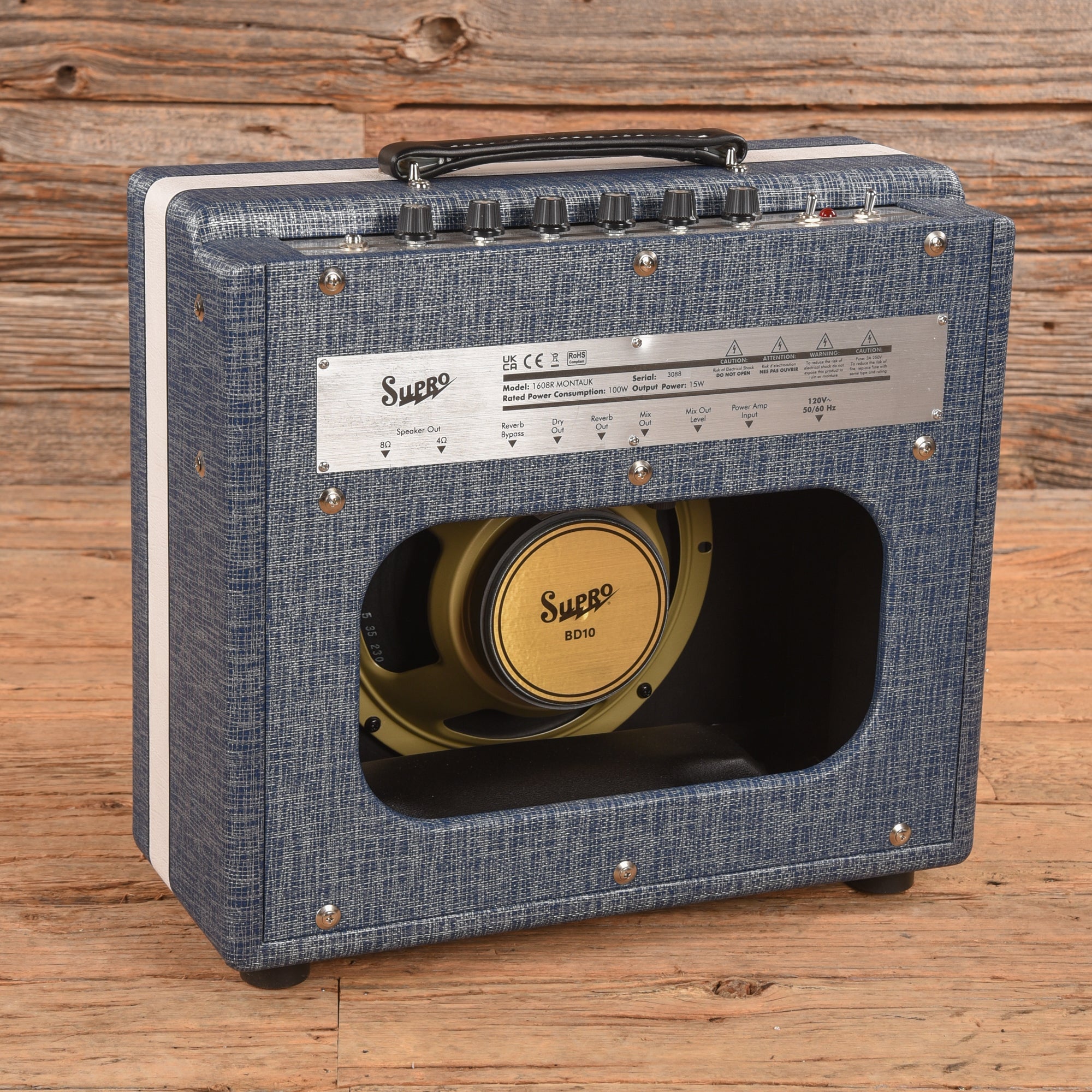 Supro 1608R Montauk 15-Watt 1x10
