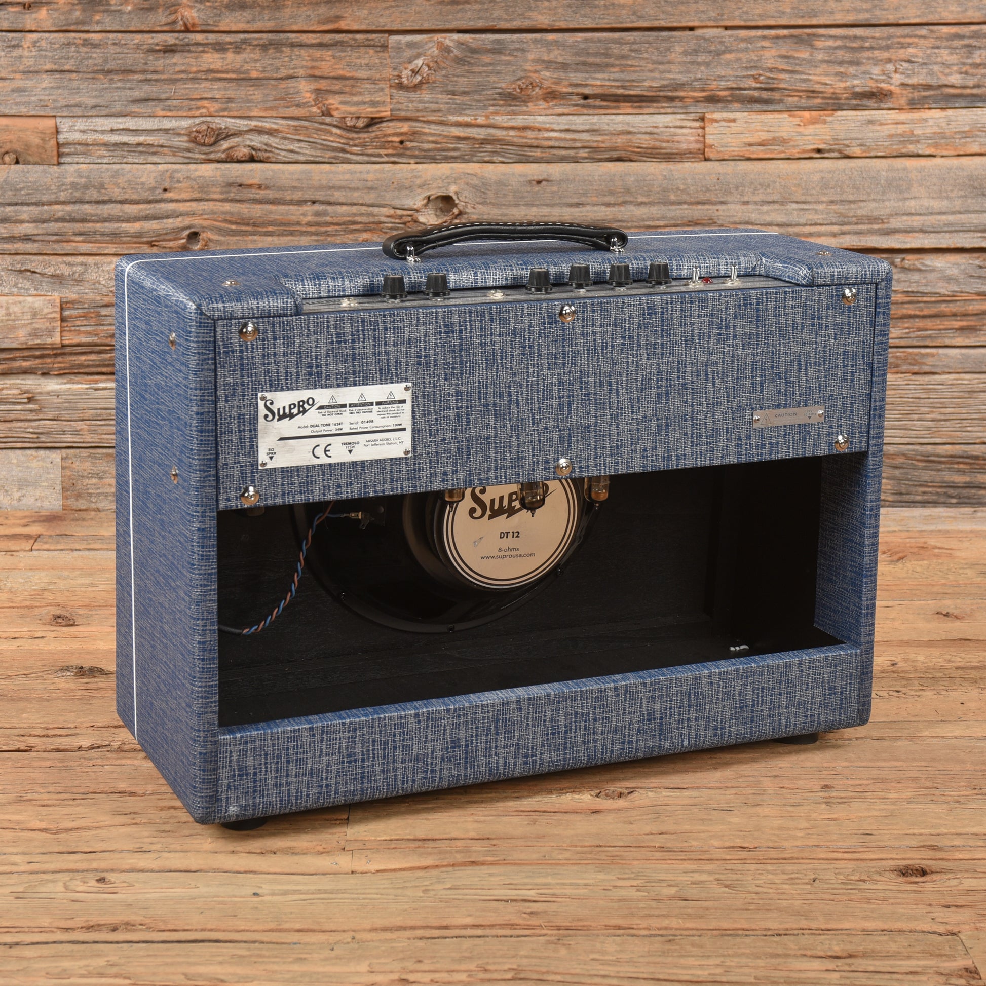 Supro 1624T Dual Tone 24-Watt 1x12" Guitar Combo Amp Amps / Guitar Amps / Guitar Cabinets