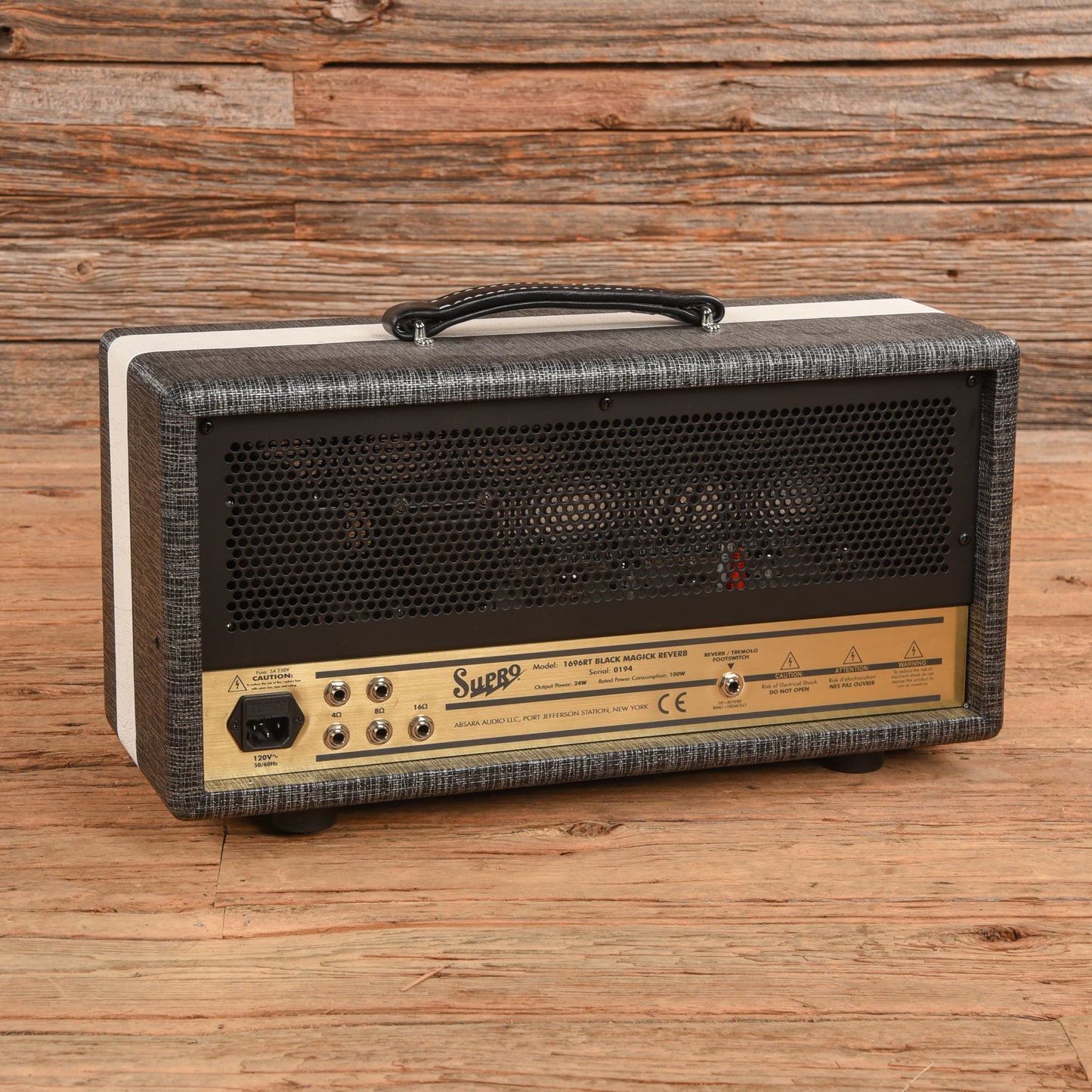 Supro 1696RTH Black Magic Reverb Head Amps / Guitar Amps / Guitar Cabinets