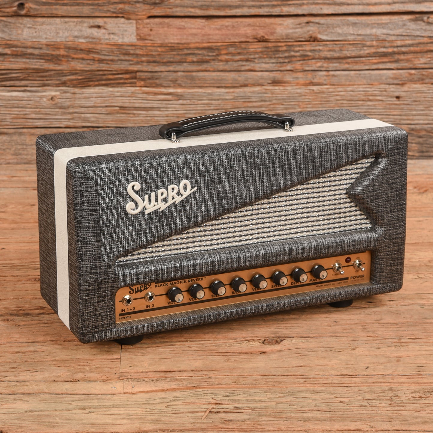 Supro 1696RTH Black Magic Reverb Head Amps / Guitar Amps / Guitar Cabinets