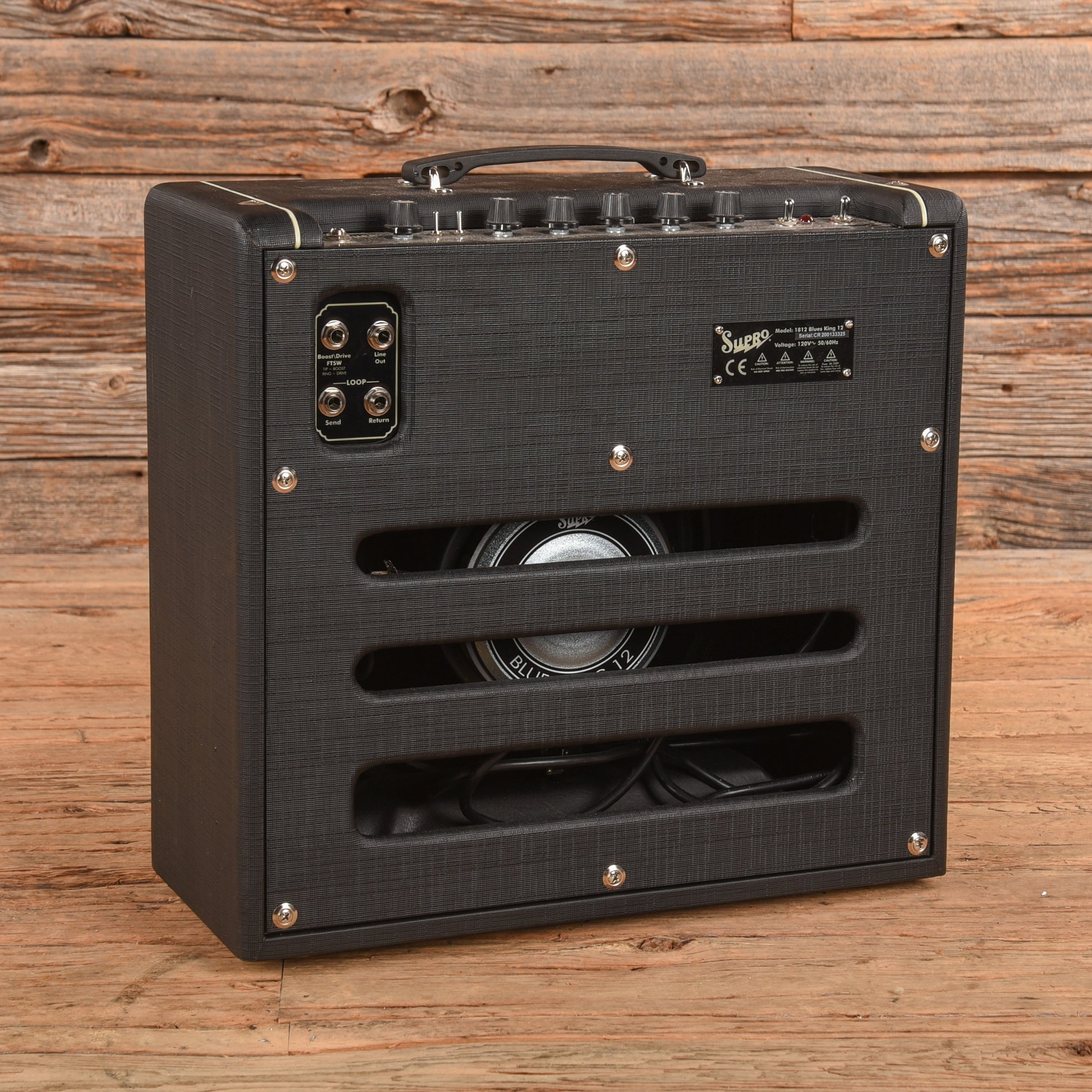 Supro 1812 Blues King 12 15-Watt 1x12" Guitar Combo Amp Amps / Guitar Amps / Guitar Cabinets