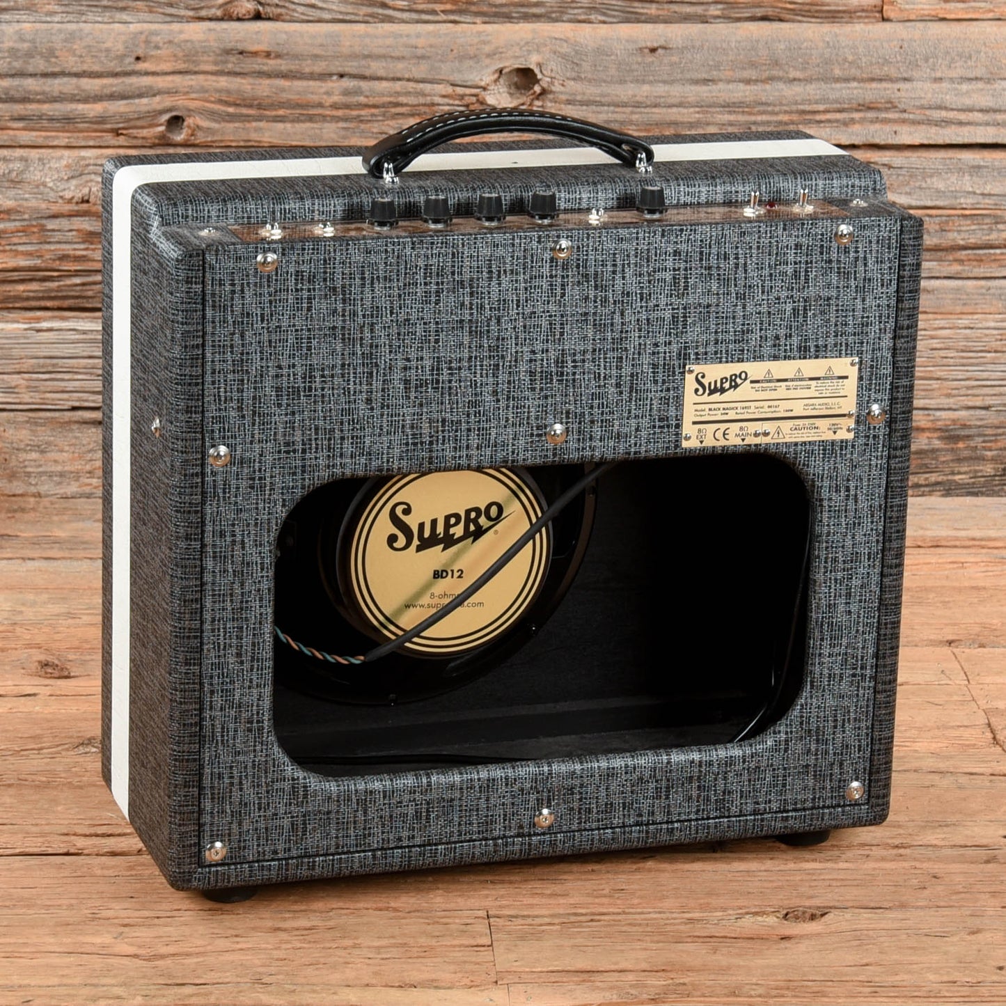 Supro Black Magick 1695T 24-Watt 1x12" Guitar Combo Amp Amps / Guitar Amps / Guitar Cabinets