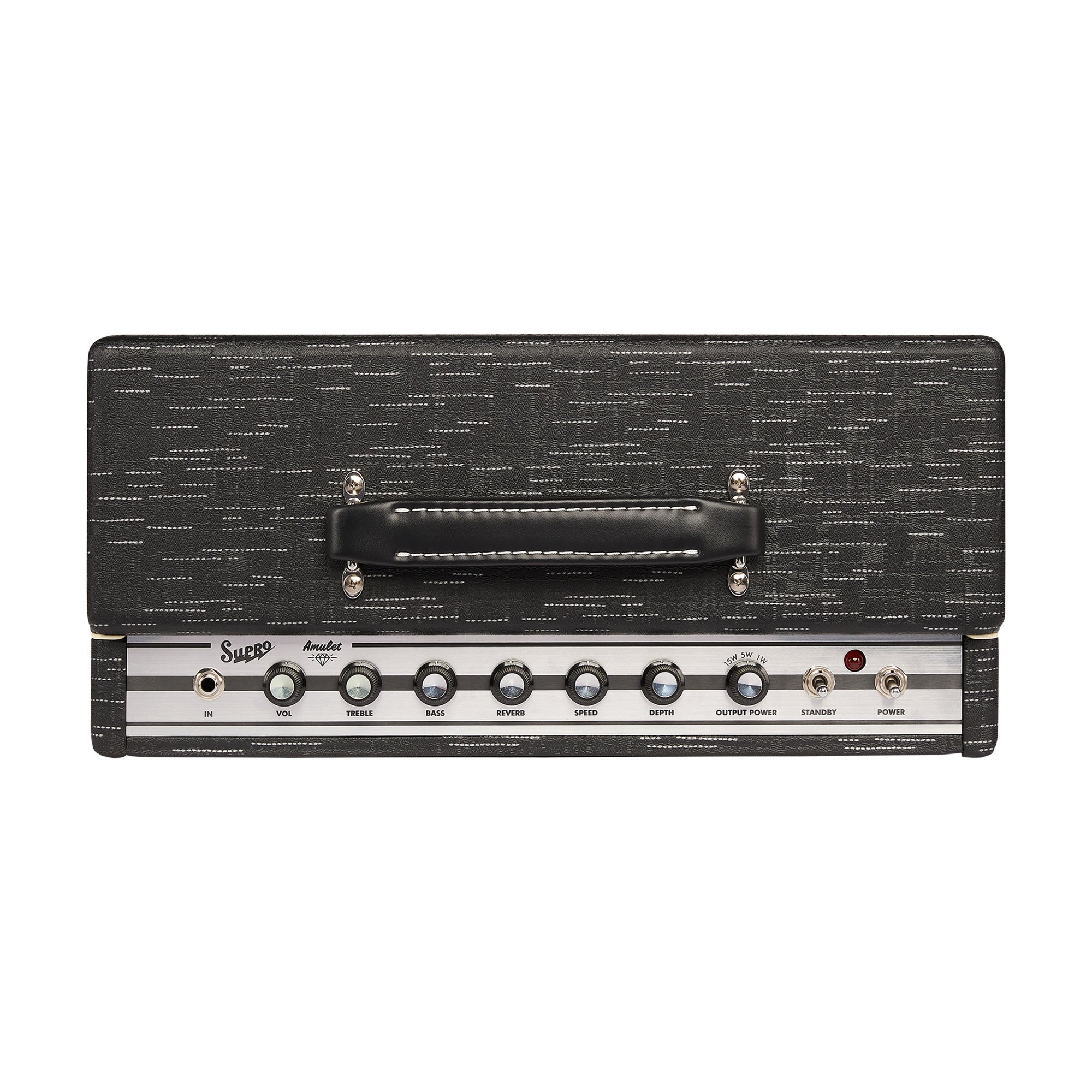 Supro Amulet 110 15W 1x10 Guitar Combo Amp Black Scandia Amps / Guitar Amps / Guitar Combos