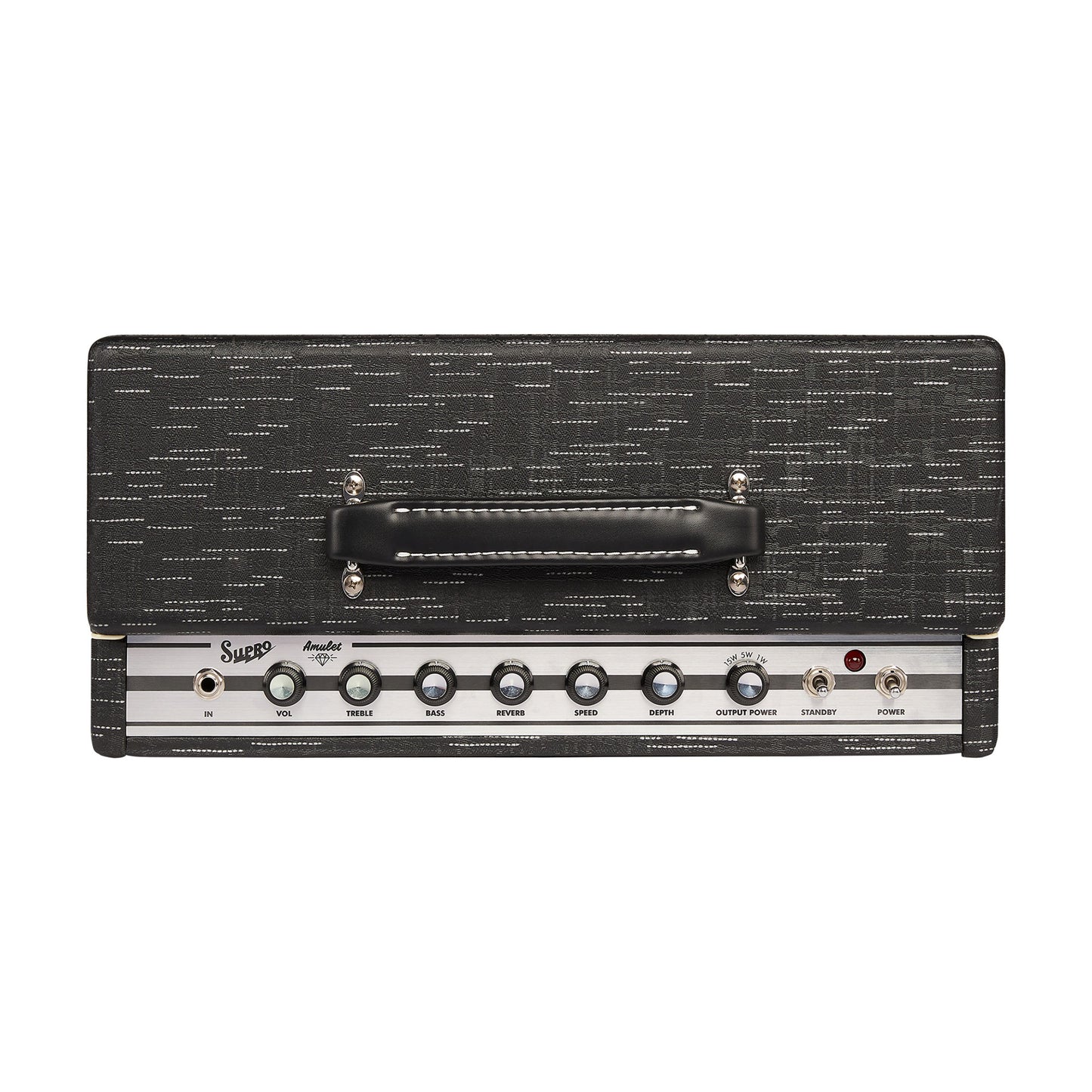Supro Amulet 110 15W 1x10 Guitar Combo Amp Black Scandia Amps / Guitar Amps / Guitar Combos