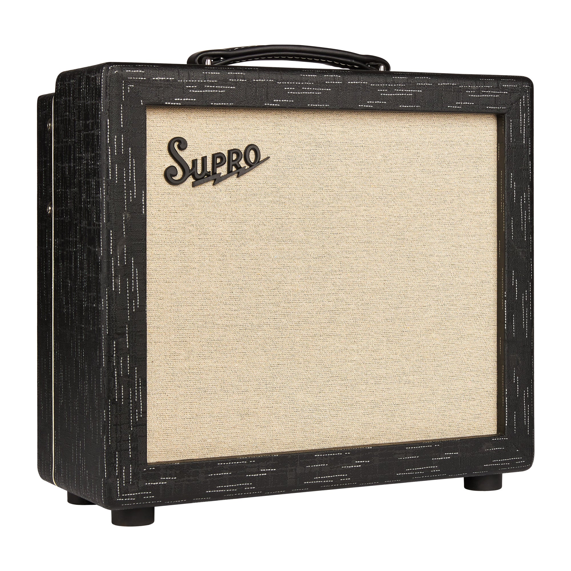 Supro Amulet 110 15W 1x10 Guitar Combo Amp Black Scandia Amps / Guitar Amps / Guitar Combos