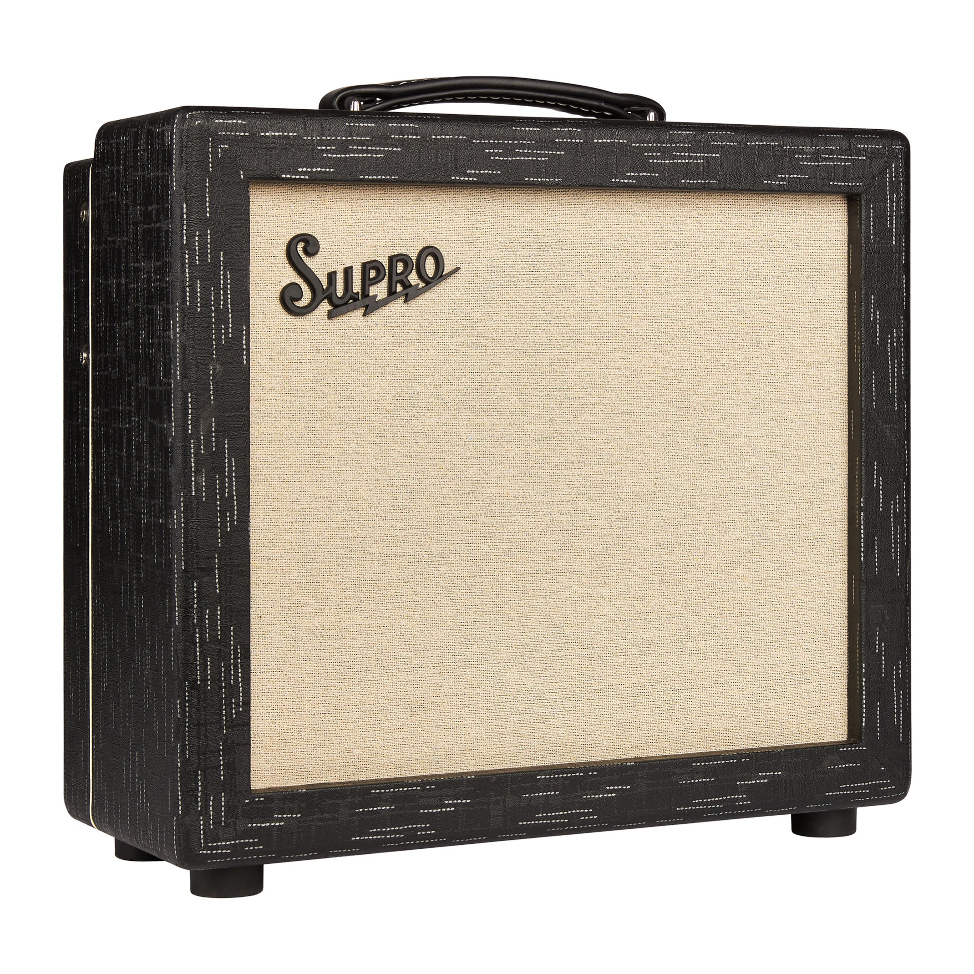 Supro Amulet 110 15W 1x10 Guitar Combo Amp Black Scandia Amps / Guitar Amps / Guitar Combos