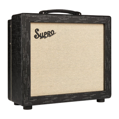 Supro Amulet 110 15W 1x10 Guitar Combo Amp Black Scandia Amps / Guitar Amps / Guitar Combos