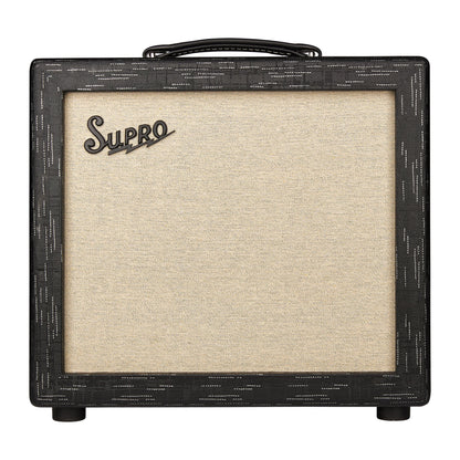 Supro Amulet 110 15W 1x10 Guitar Combo Amp Black Scandia Amps / Guitar Amps / Guitar Combos
