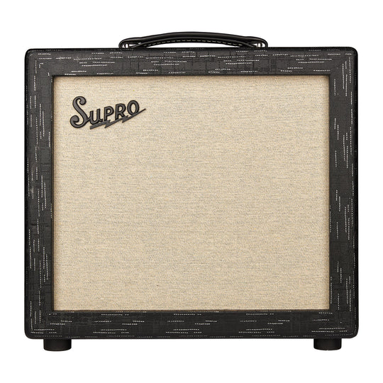 Supro Amulet 110 15W 1x10 Guitar Combo Amp Black Scandia Amps / Guitar Amps / Guitar Combos