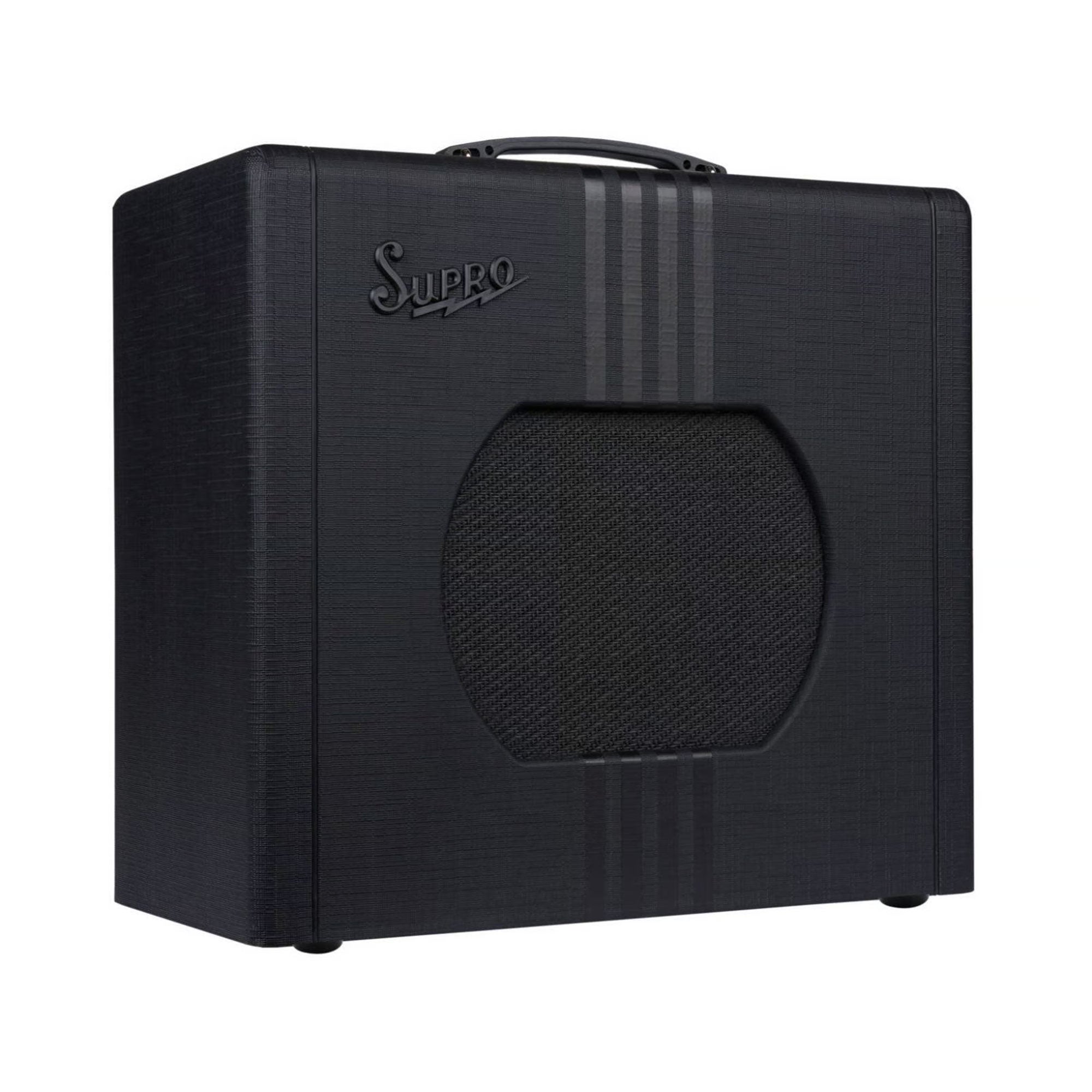 Supro Delta King 10 5W 1x10 Guitar Combo Amp w/ Reverb Black & Black Amps / Guitar Amps / Guitar Combos