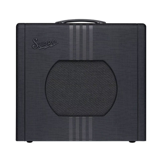 Supro Delta King 10 5W 1x10 Guitar Combo Amp w/ Reverb Black & Black Amps / Guitar Amps / Guitar Combos