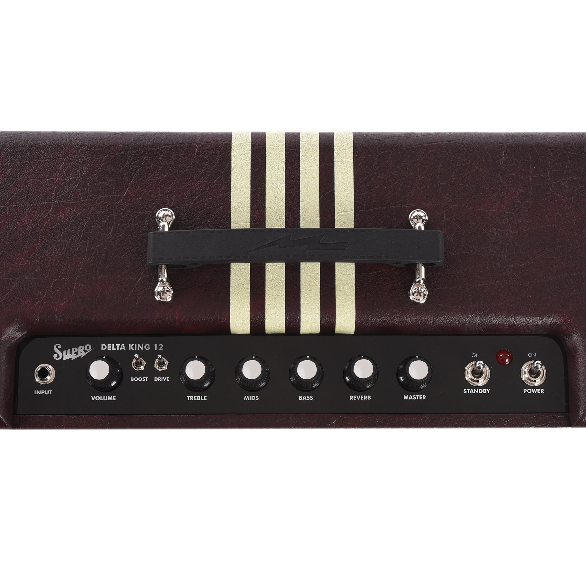 Supro Delta King 12 15W 1x12 Guitar Combo Amp w/ Reverb Limited Burgundy & Cream Amps / Guitar Amps / Guitar Combos
